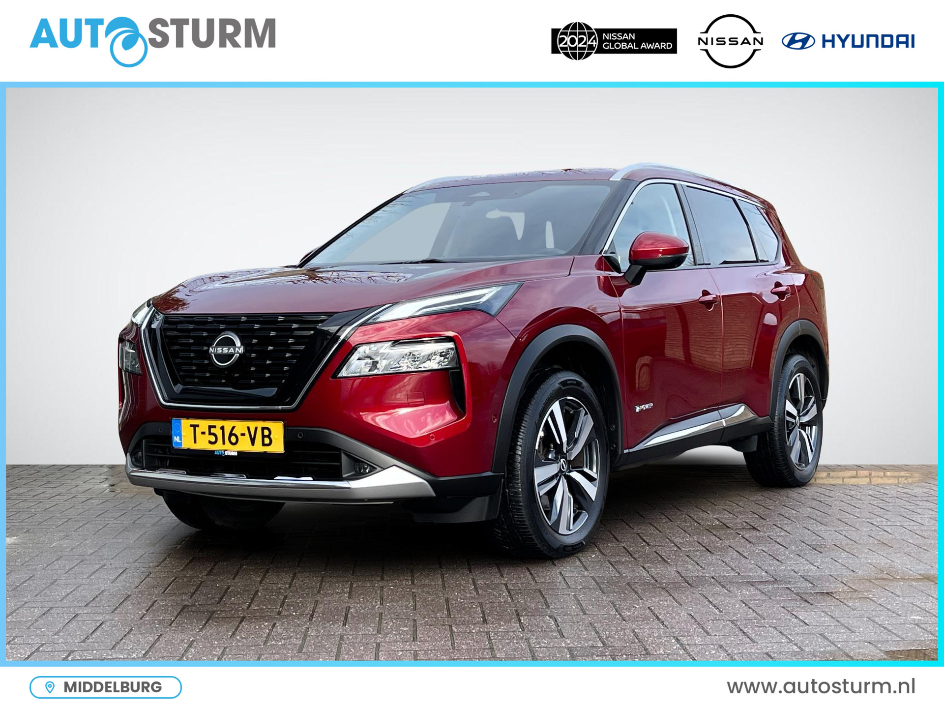 Nissan X-Trail 1.5 e-4orce Tekna 4WD 7p. | Apple Carplay/Android Auto | Head-Up Display | Adapt. Cruise Control | Leder | Stuur- + Stoelverwarming | Geheugenstoelen | Rijklaarprijs!