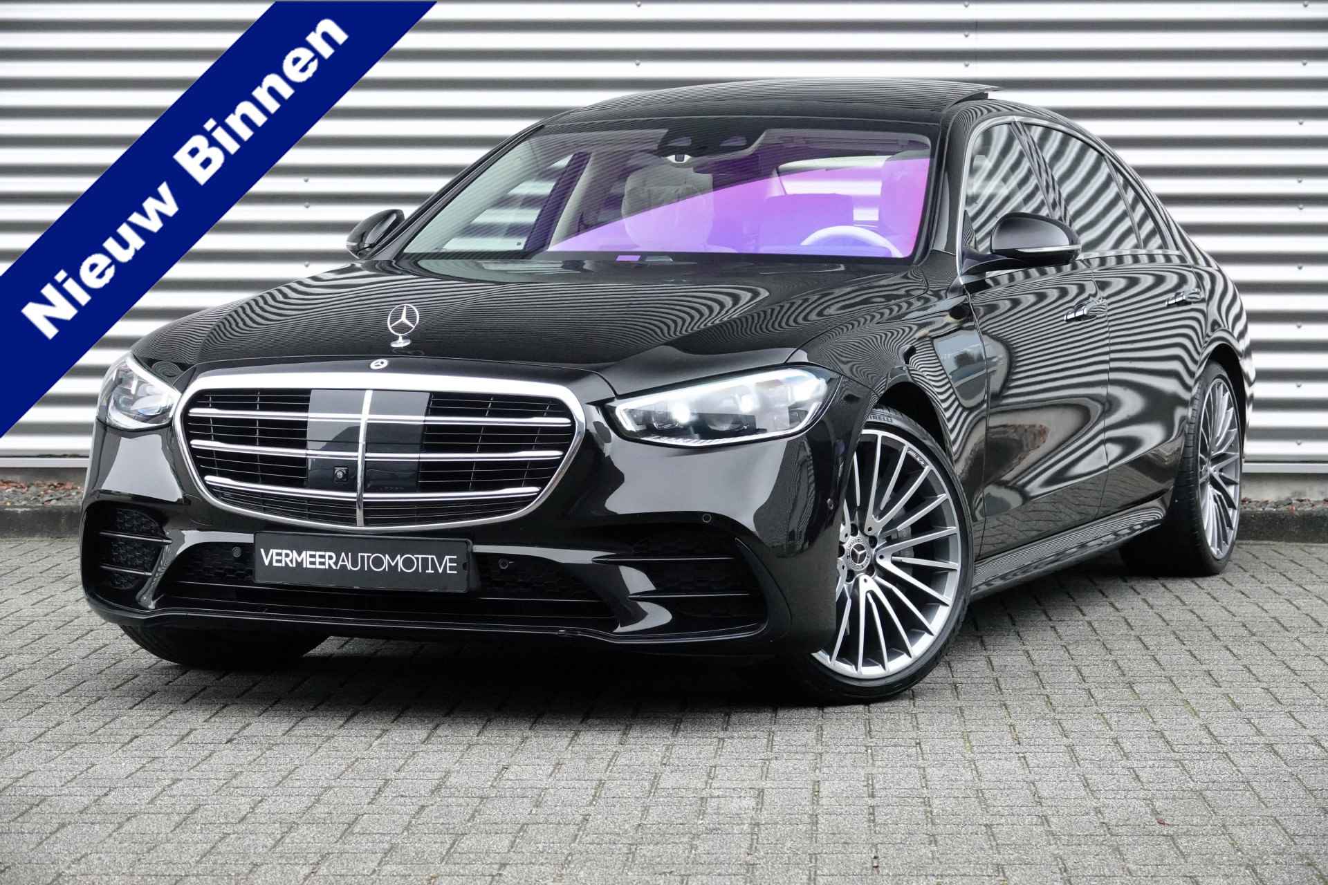 Mercedes-Benz S-Klasse 500 4MATIC Lang AMG Line | Pano | Massage | HUD | Schermen | Burm | Ventilatie | Soft | Night | Compleet |