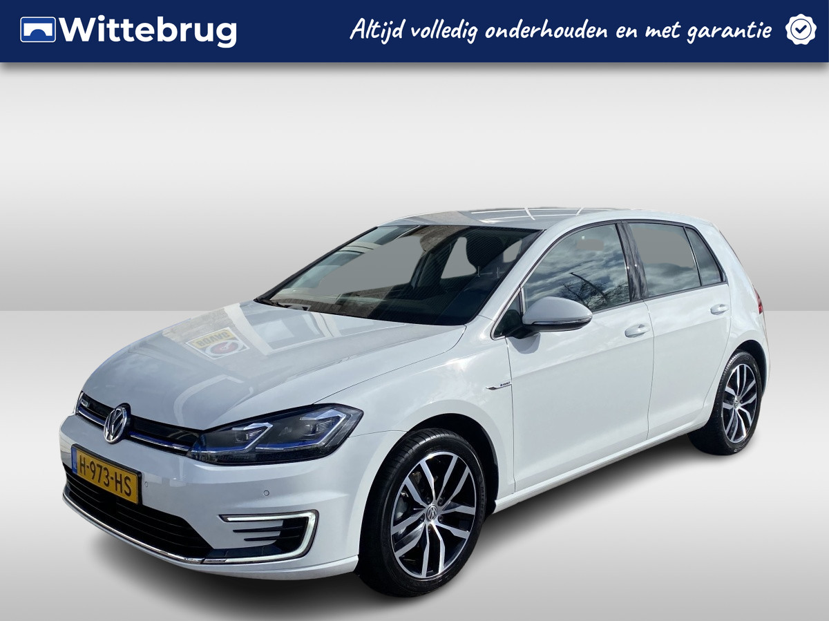 Volkswagen e-Golf E-DITION / INCL. BTW/ AUTOMAAT/ ADAPT. CRUISE/ DIGITAL DASH/ WARMTEPOMP/ NAVI/ PARK. SENSOREN V&A/ CLIMA bij viaBOVAG.nl