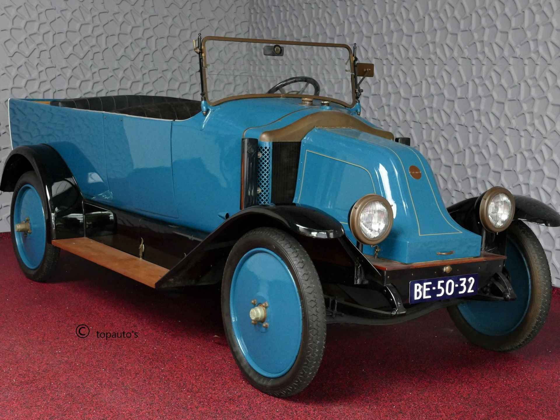 Renault II TORPEDO Commercial 1921 102 JAAR OUD GERESTAUREERD - 1/40