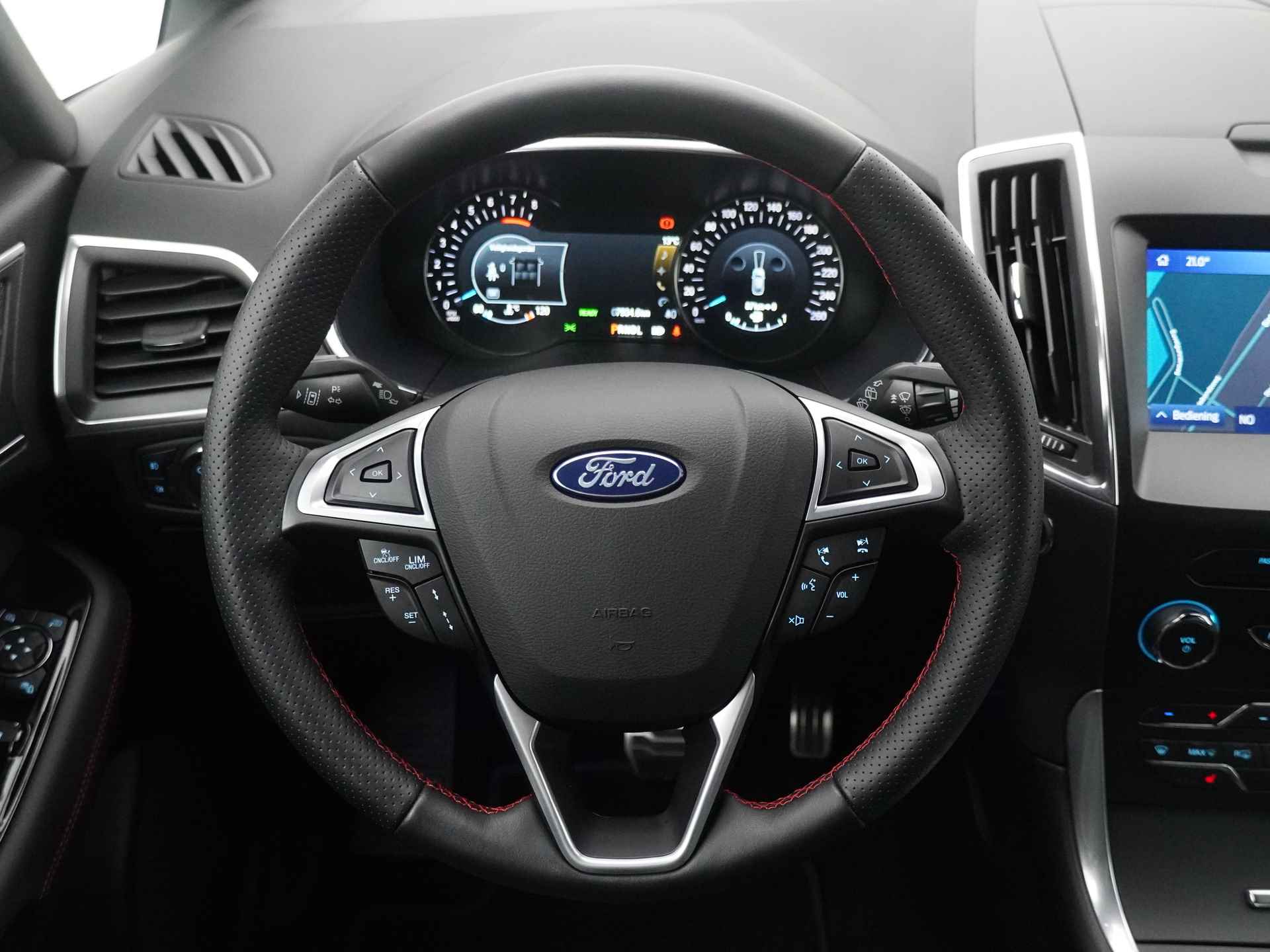 Ford S-Max 2.5 Hybrid 190 pk ST Line Automaat | Trekhaak | Leder | Adapt. cruise | 1.750KG trekgewicht! - 12/21
