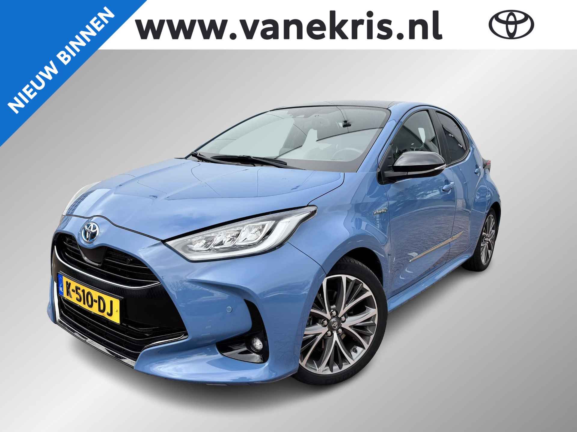 Toyota Yaris 1.5 Hybrid Executive Panorama dak, Navi, HUD, BSM, Parkeersensoren Voor/ Achter, Apple Carplay Android Auto - 1/49