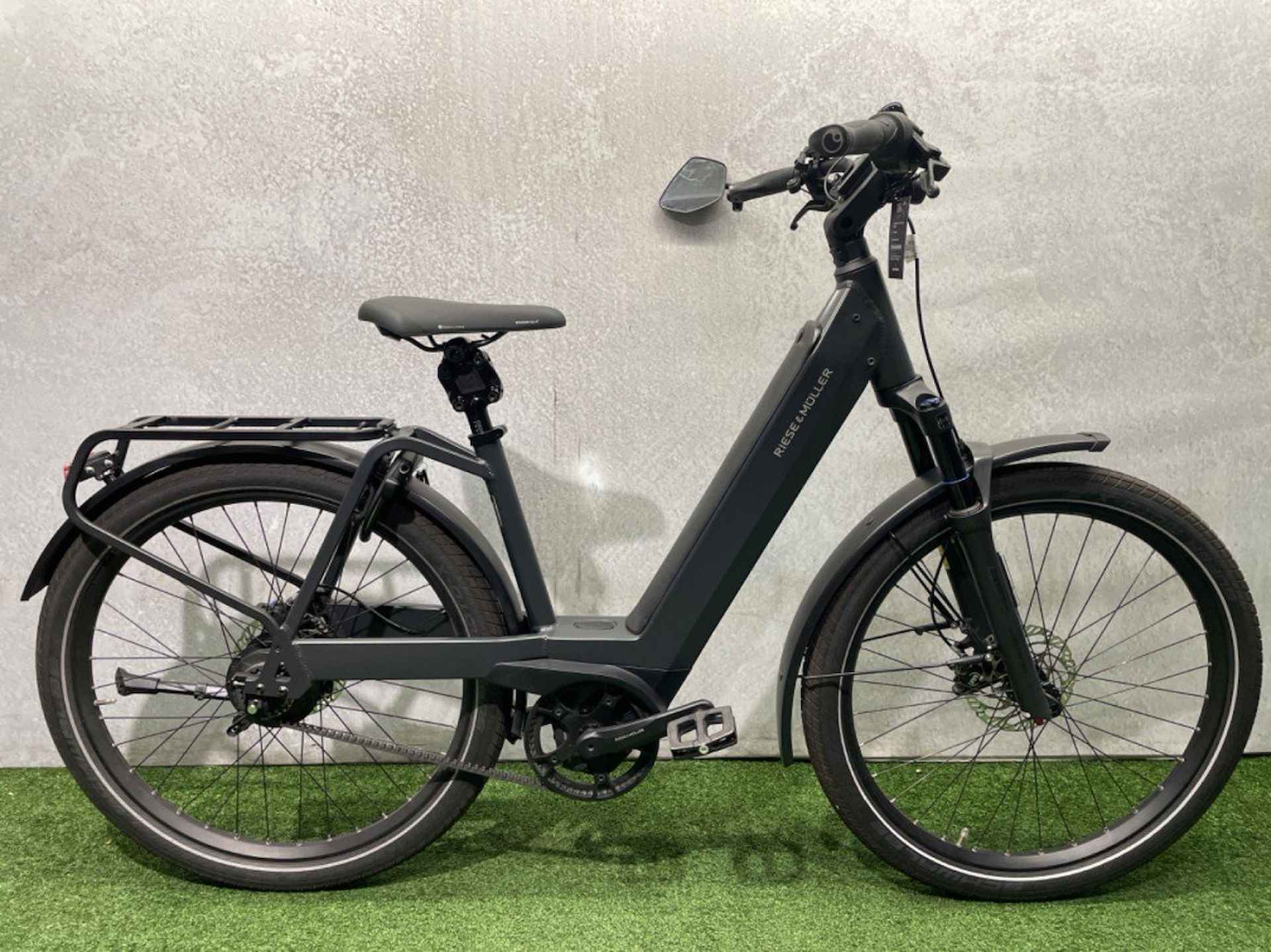 Riese & Müller Nevo4 GT Vario (Kiox 300 / 750Wh) Dames Dark Grey Matt 47cm 2023 - 1/8