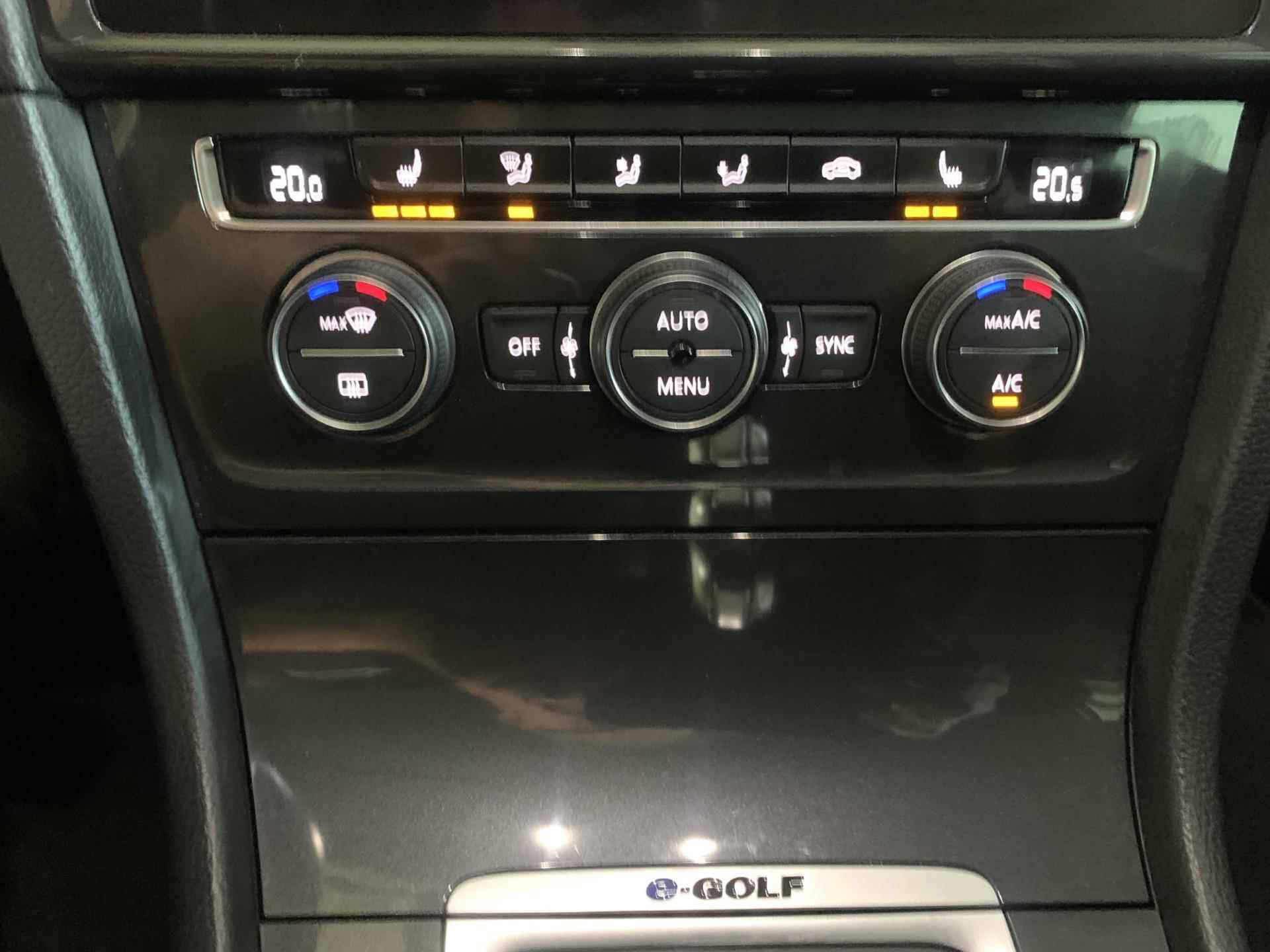 Volkswagen E-Golf, Navigatie, Ledlampen. (€15082 Excl. BTW) - 19/31