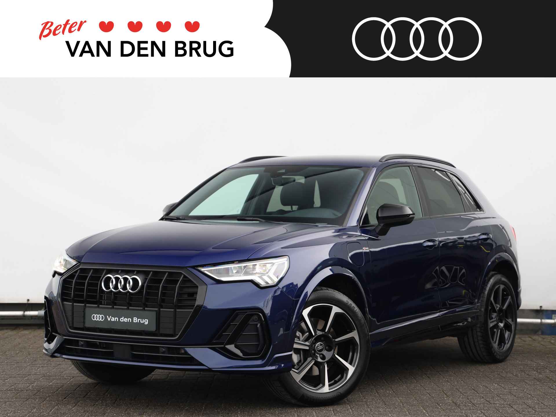 Audi Q3 45 TFSI e S edition 245pk | Keyless | Trekhaak | Adaptive Cruise | Dodehoekdetectie | Trekhaak | 19" Velgen | Apple Carplay | Navi