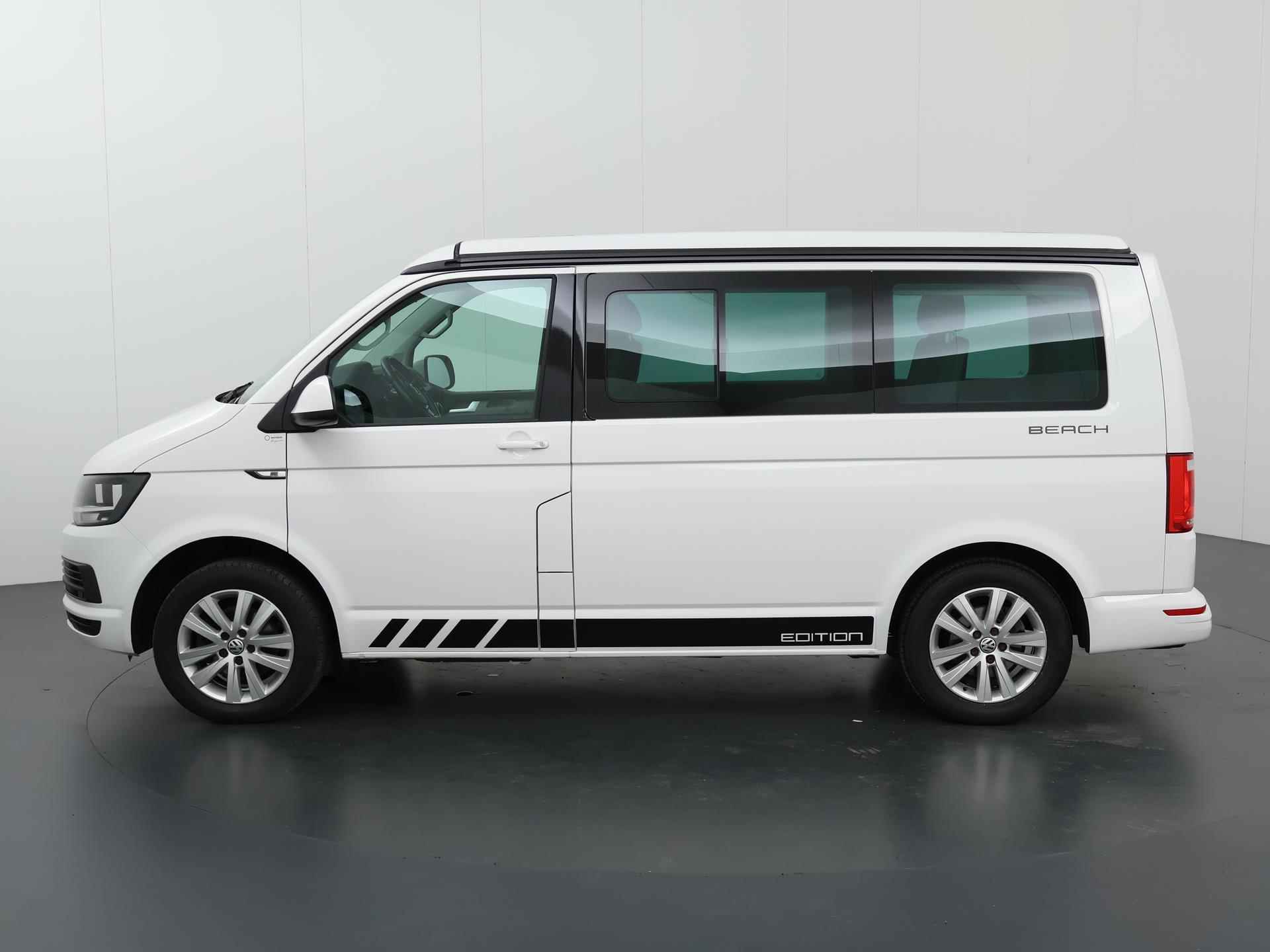 Volkswagen Transporter California Beach Camper 2.0 TDI 150 PK L1 H1 | Kamperkenteken | Hef dak | Luifel | Standkachel | Afneembare Trekhaak | Stoelverwarming | Parkeercamera | Bluetooth | Parkeersensoren | Airco | Apple Carplay - Android Auto - 5/41