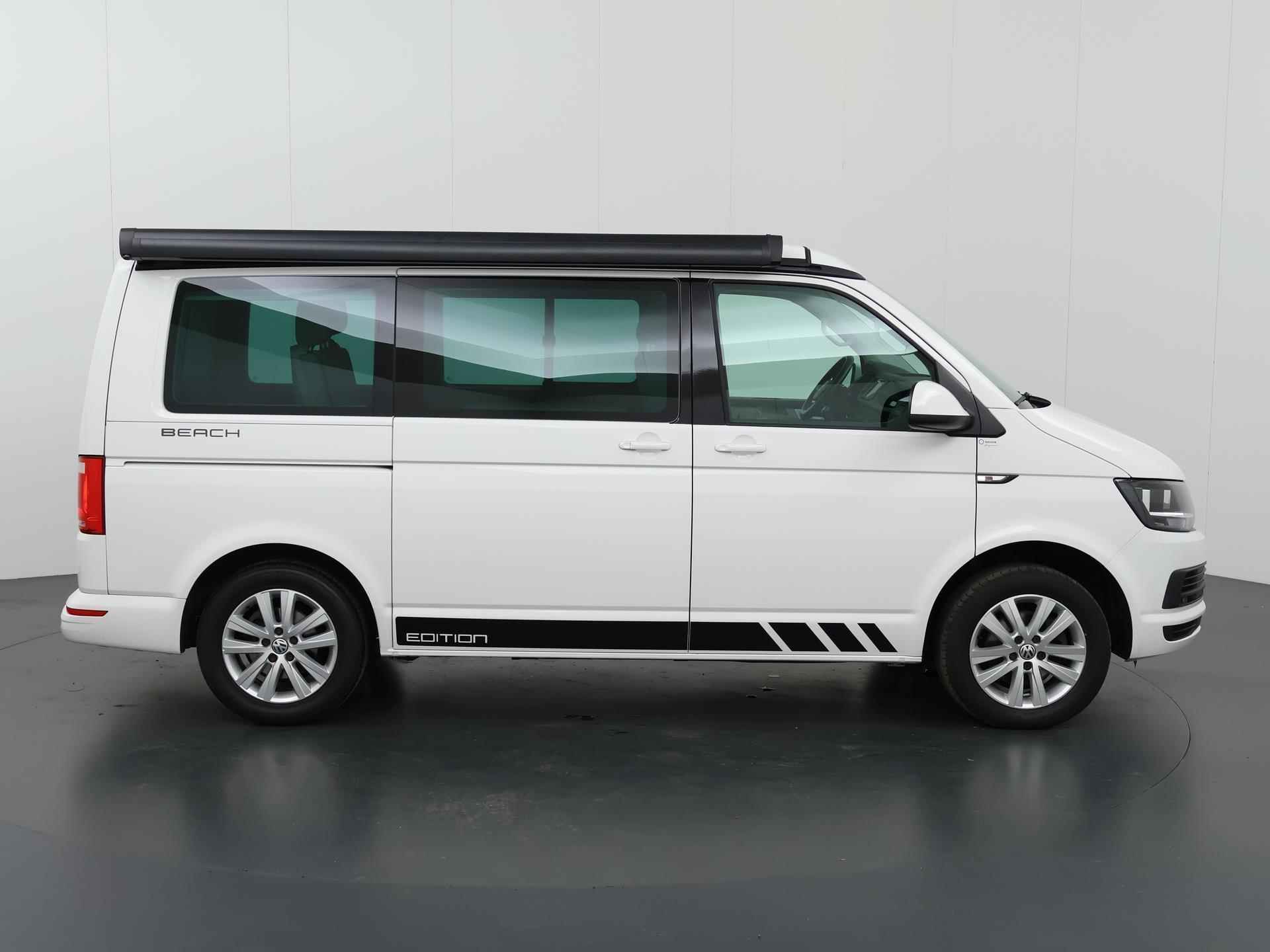 Volkswagen Transporter California Beach Camper 2.0 TDI 150 PK L1 H1 | Kamperkenteken | Hef dak | Luifel | Standkachel | Afneembare Trekhaak | Stoelverwarming | Parkeercamera | Bluetooth | Parkeersensoren | Airco | Apple Carplay - Android Auto - 6/41