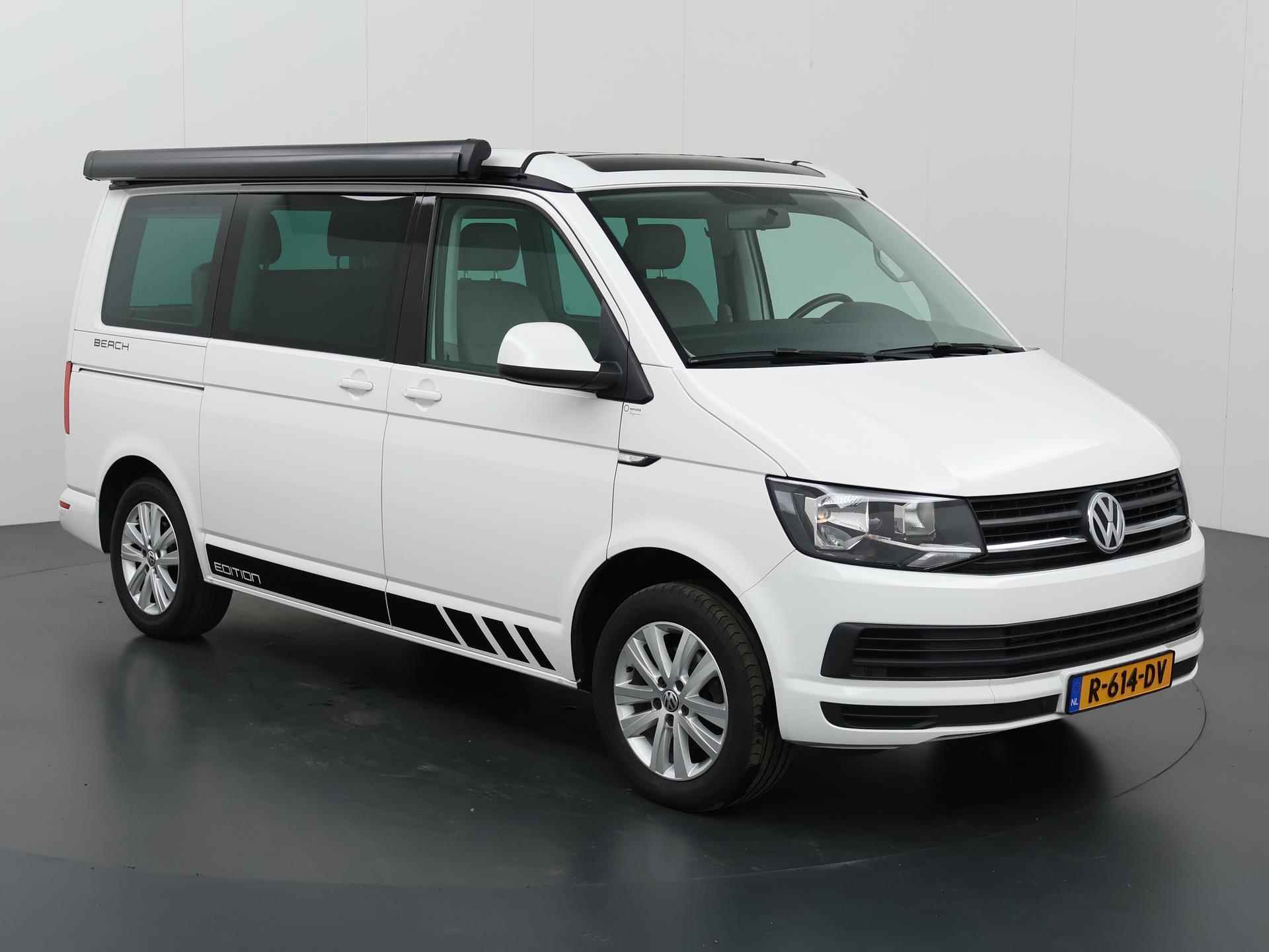 Volkswagen Transporter California Beach Camper 2.0 TDI 150 PK L1 H1 | Kamperkenteken | Hef dak | Luifel | Standkachel | Afneembare Trekhaak | Stoelverwarming | Parkeercamera | Bluetooth | Parkeersensoren | Airco | Apple Carplay - Android Auto - 29/41