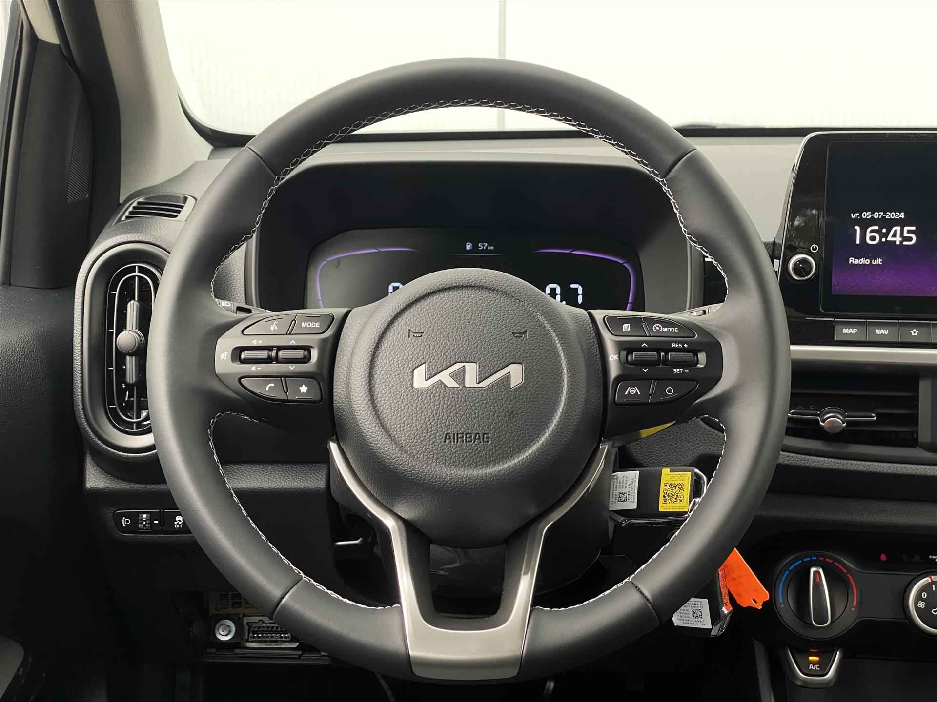 Kia Picanto 1.0 DPi 63pk 4-zits DynamicLine | Navigatie | CarPlay |  Parkeersensoren | Airco | CarPlay | - 14/41