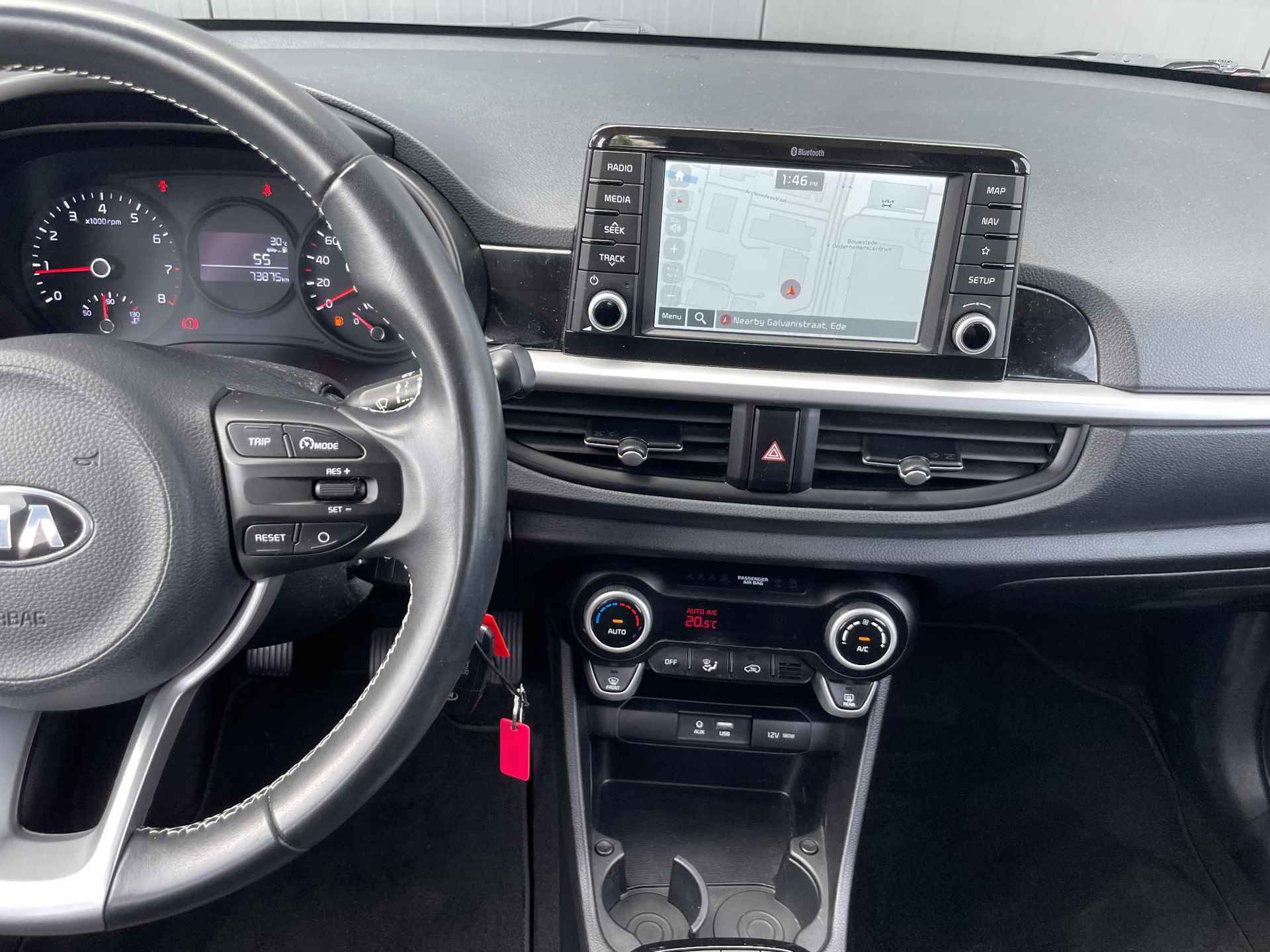 Kia Picanto 1.0 CVVT First Edition | Navigatie | Camera | Climate Control | Lichtmetalen Velgen - 29/37