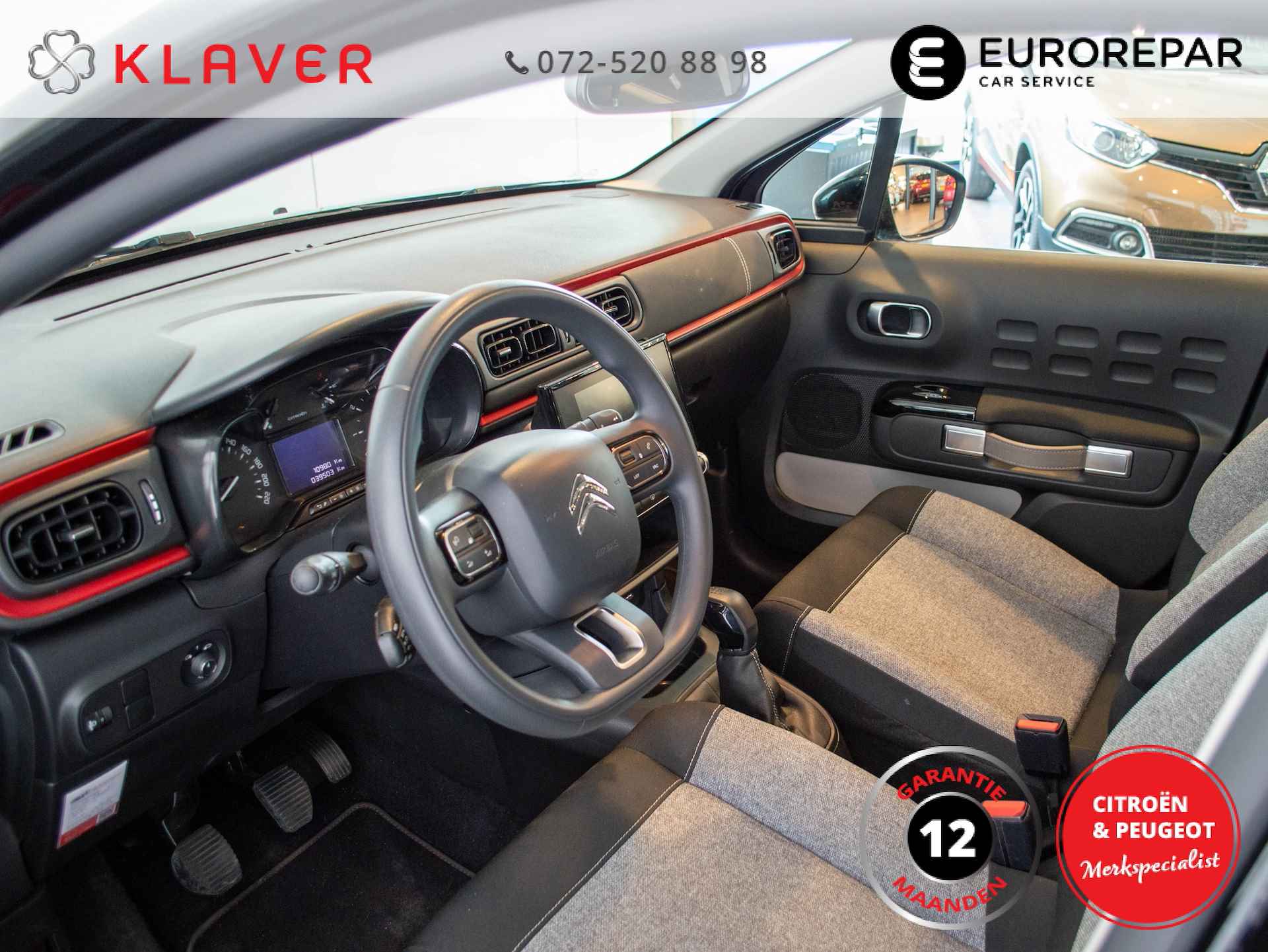 Citroen C3 83PK C-Series | Climate | Cruise | Carplay/android | Sensor acht - 17/32