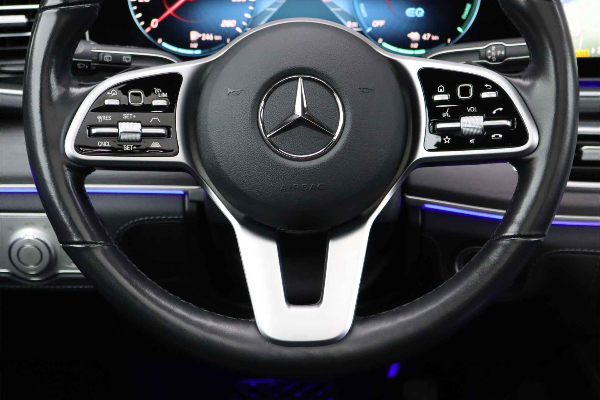Mercedes-Benz GLE 350 e 4-MATIC Premium+ AMG Line Aut9, Hybride, Luchtvering, Panoramadak, Memory, Distronic+, Massage, Stoelverwarming-/ventilatie, Stuurverwarming, Vlakkenverwarming, Keyless Go, Burmester, Etc. - 26/42
