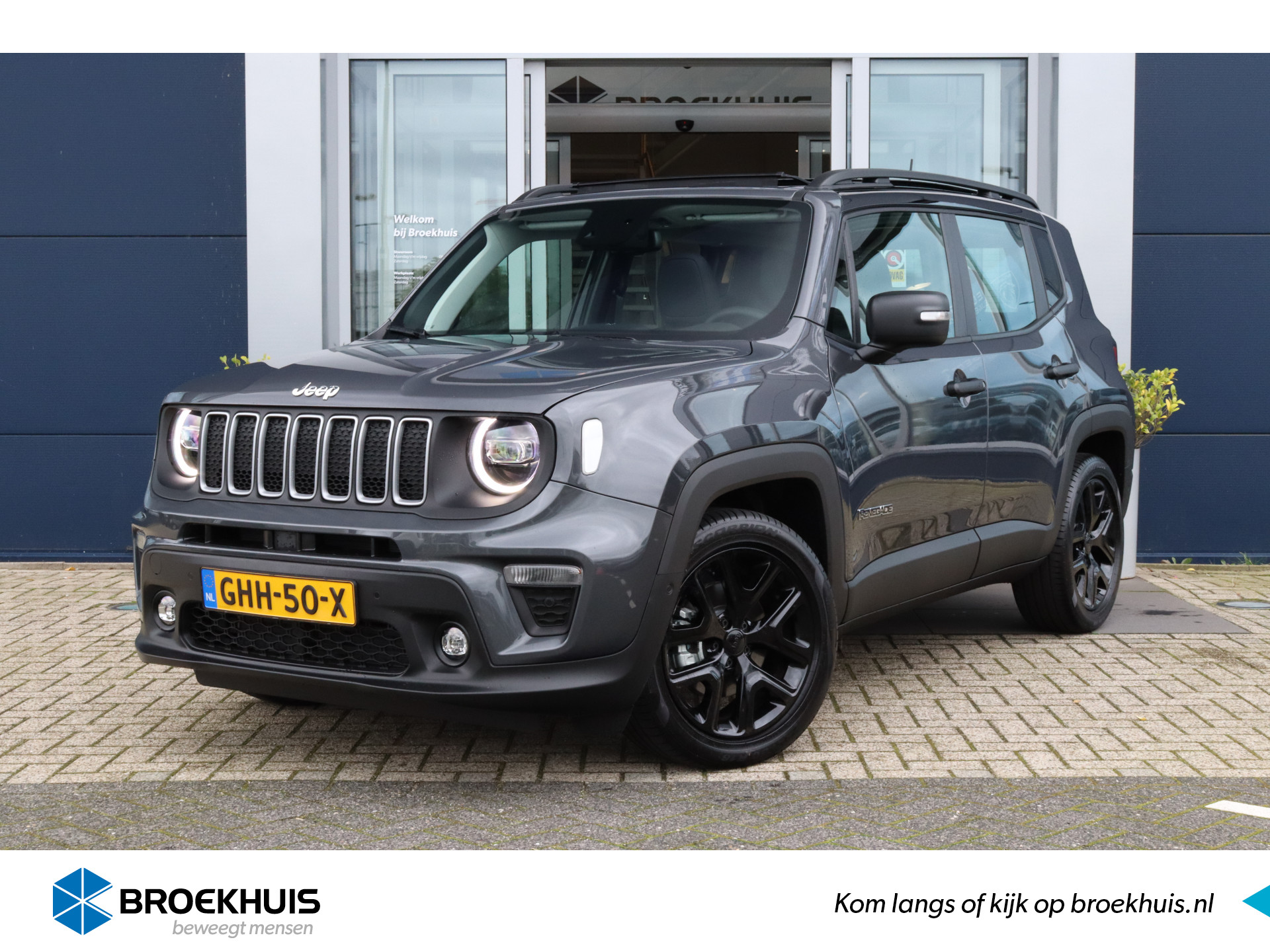 Jeep Renegade 1.5T e-Hybrid Summit | Schuif/kantel dak | Camera | ACC | Stuur + Stuur verwarming