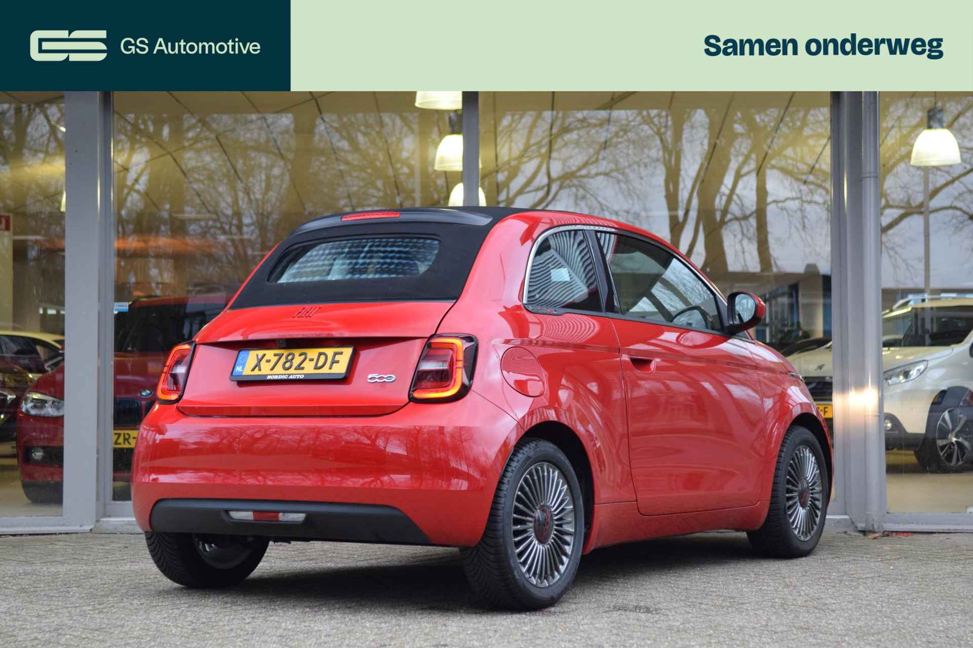 Fiat 500 C RED 24 kWh Virt cockpit/Cam/Nav/Ecc/Lmv - 3/48