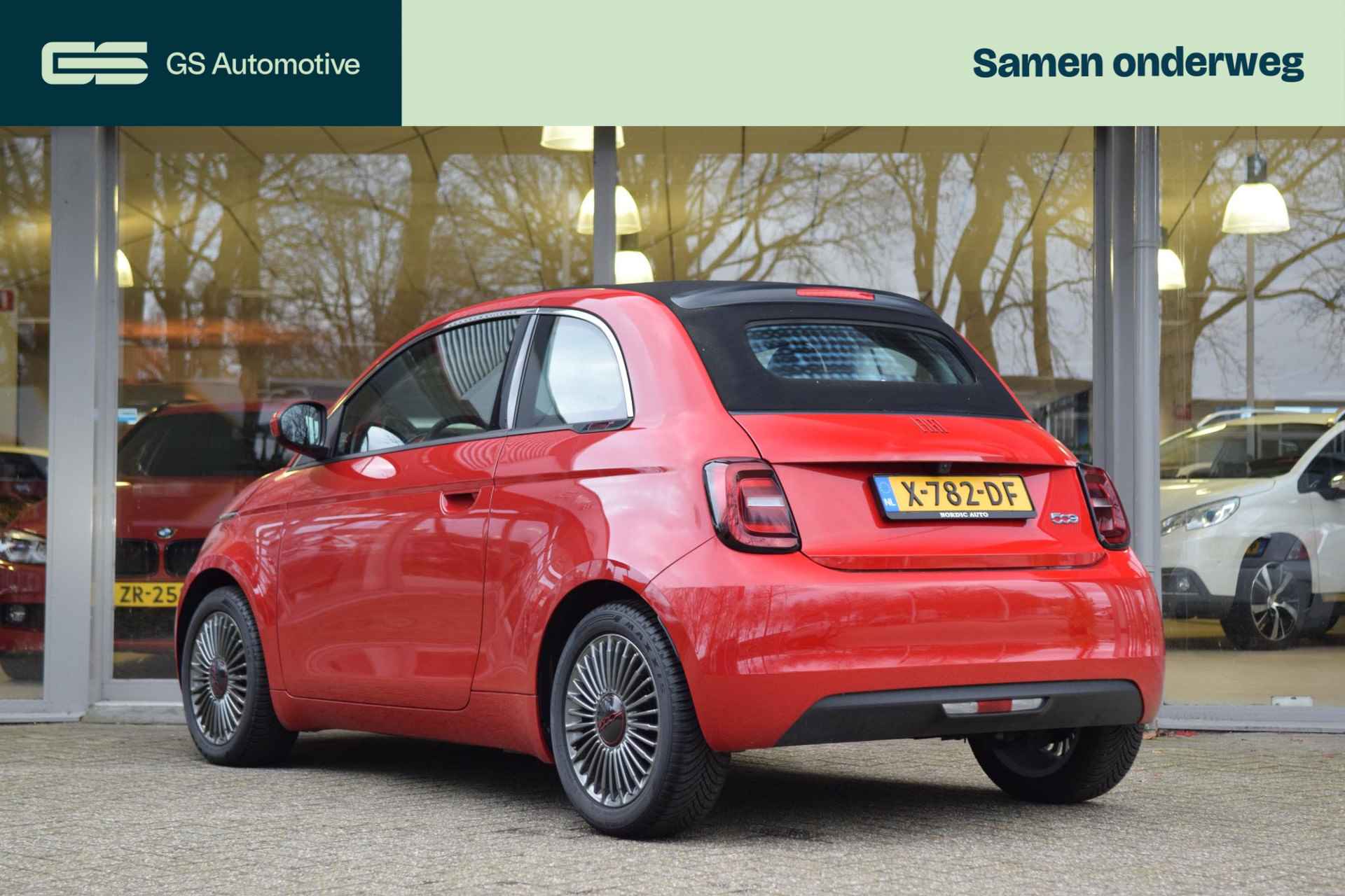 Fiat 500 C RED 24 kWh Virt cockpit/Cam/Nav/Ecc/Lmv - 5/48