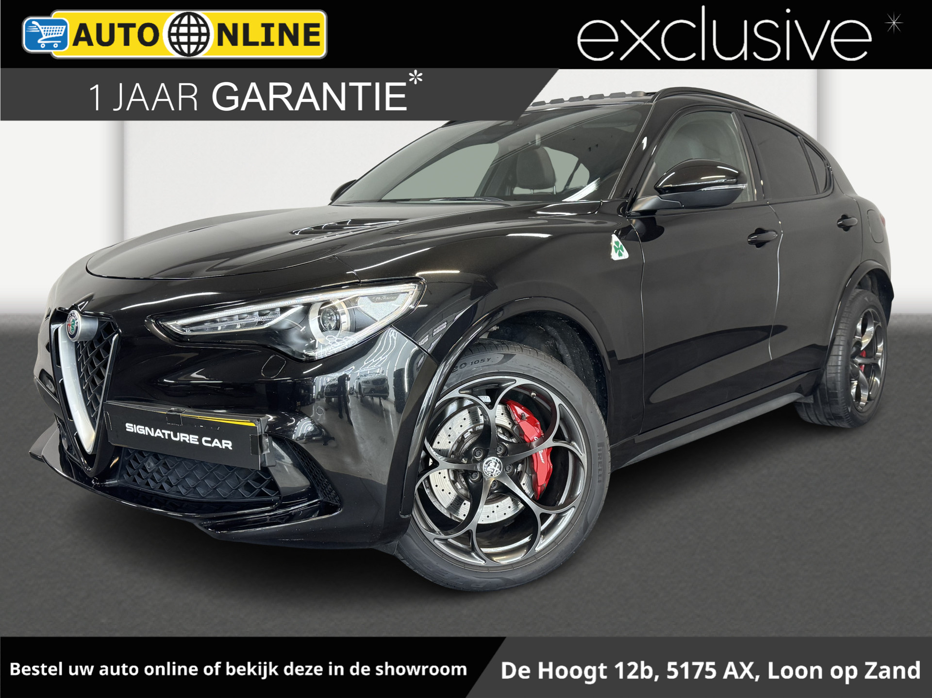 Alfa Romeo Stelvio 2.9 V6 AWD Quadrifoglio ✅ PANORAMADAK ✅ CARBON ✅ HARMAN KARDON ✅ GARANTIE ✅