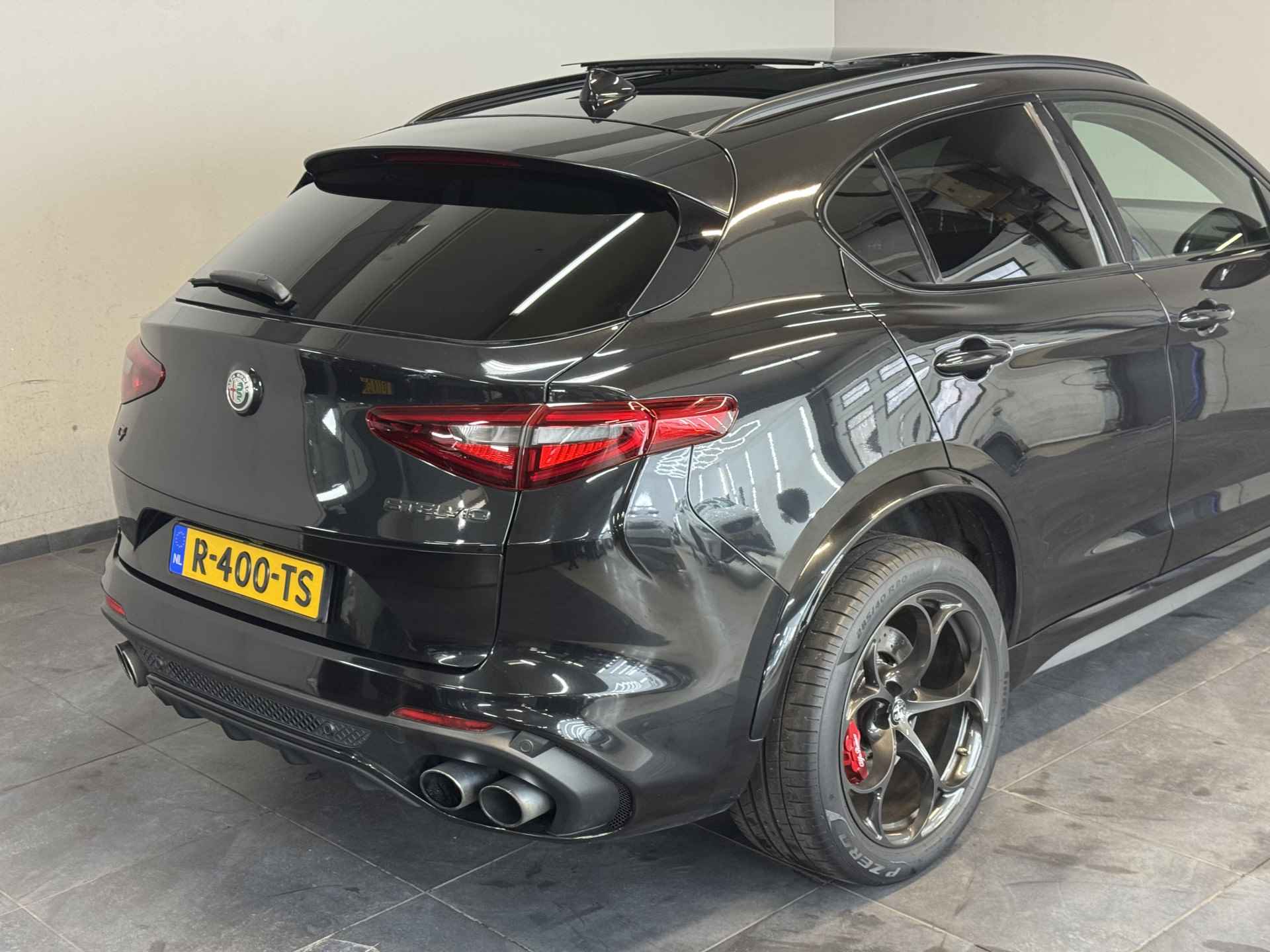 Alfa Romeo Stelvio 2.9 V6 AWD Quadrifoglio ✅ PANORAMADAK ✅ CARBON ✅ HARMAN KARDON ✅ GARANTIE ✅ - 34/97