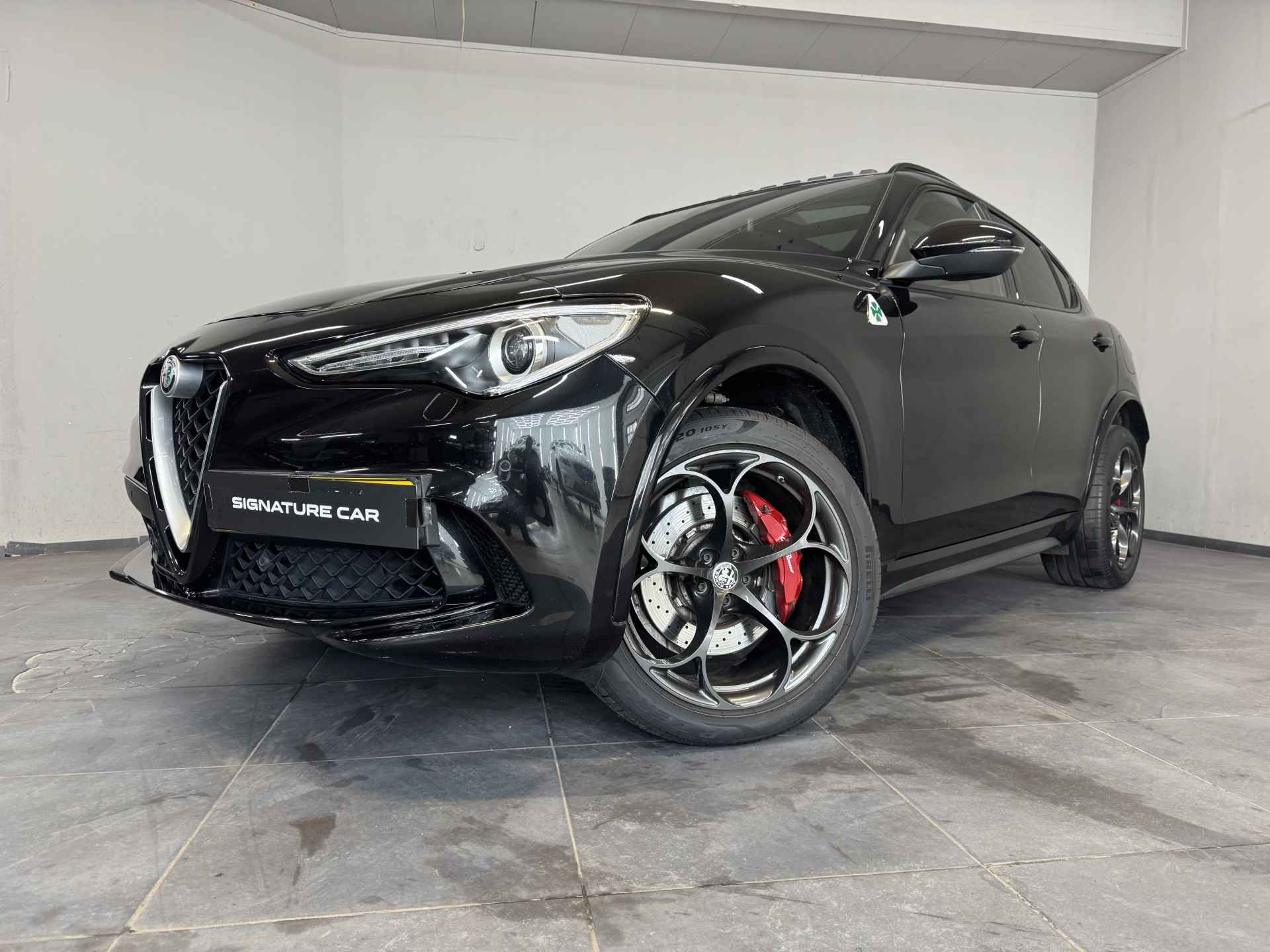 Alfa Romeo Stelvio 2.9 V6 AWD Quadrifoglio ✅ PANORAMADAK ✅ CARBON ✅ HARMAN KARDON ✅ GARANTIE ✅ - 75/97