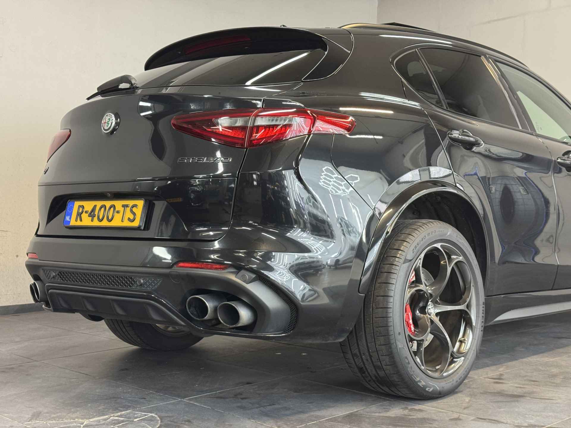 Alfa Romeo Stelvio 2.9 V6 AWD Quadrifoglio ✅ PANORAMADAK ✅ CARBON ✅ HARMAN KARDON ✅ GARANTIE ✅ - 85/97