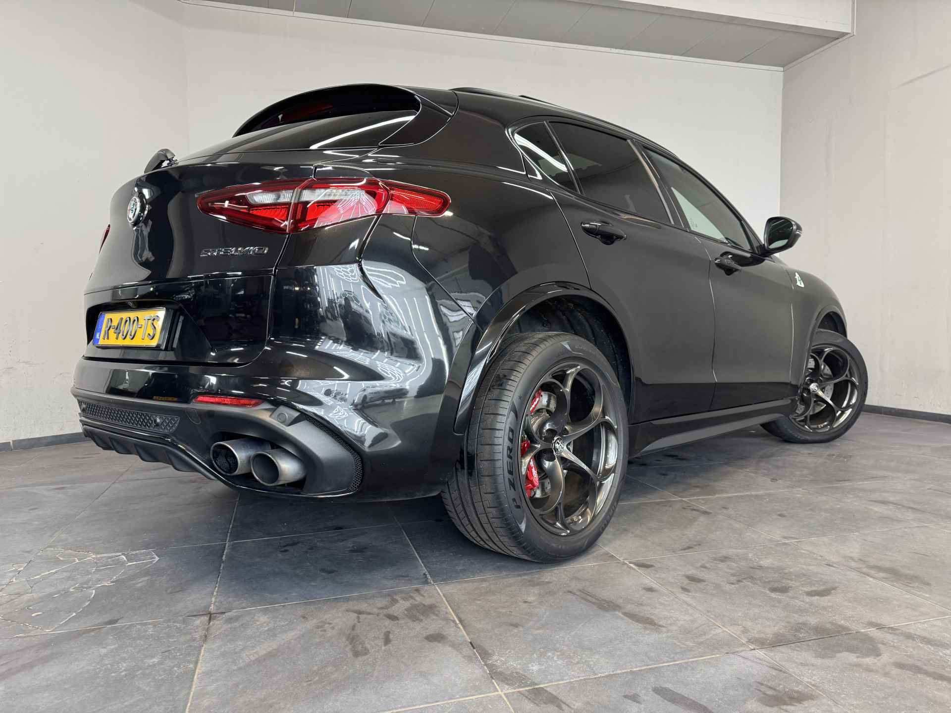 Alfa Romeo Stelvio 2.9 V6 AWD Quadrifoglio ✅ PANORAMADAK ✅ CARBON ✅ HARMAN KARDON ✅ GARANTIE ✅ - 86/97