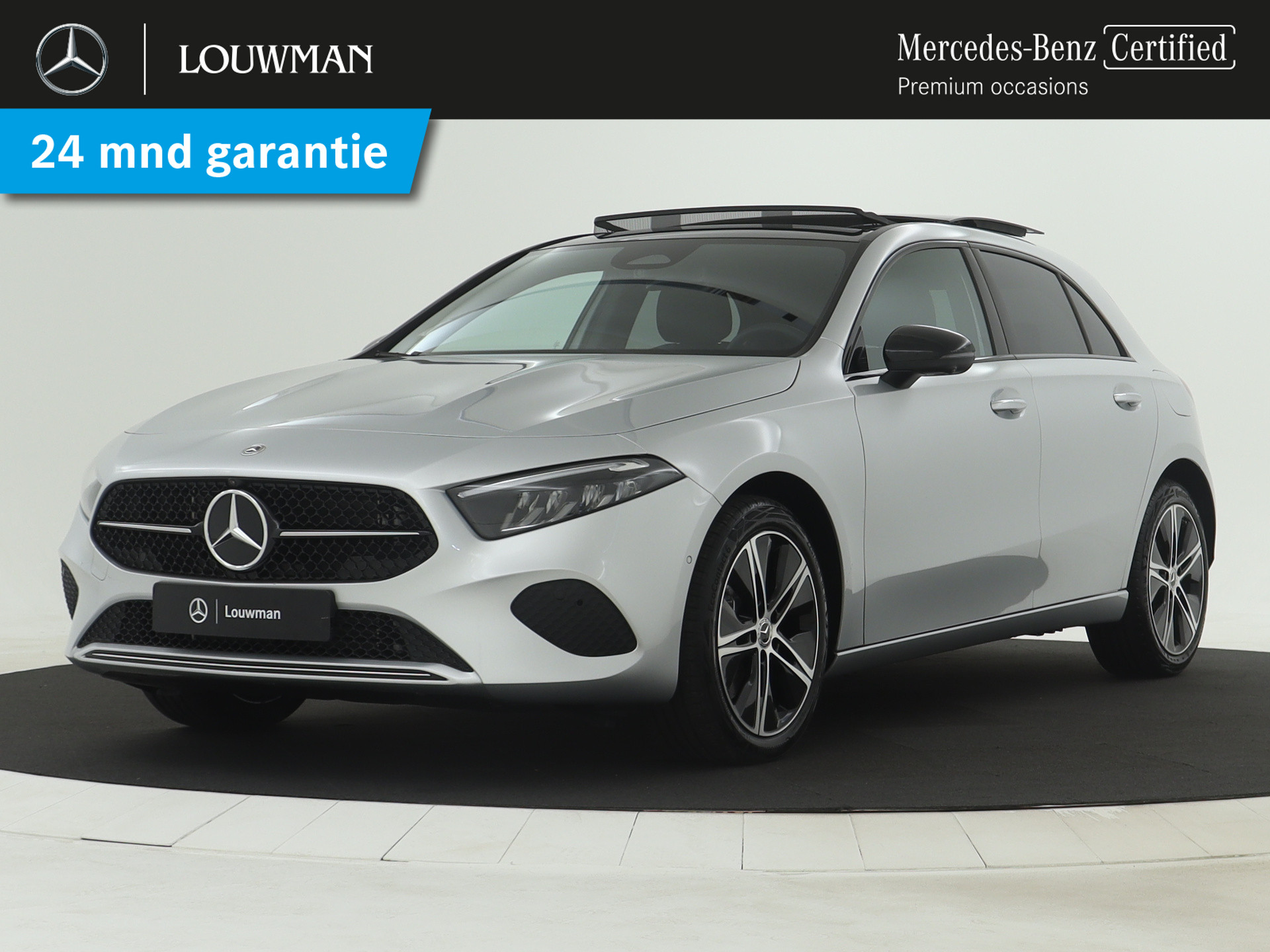 Mercedes-Benz A-Klasse 250 e Luxury Nightpakket | Panoramaschuifdak | Bumester Sound | 360 Gr Camera | Dode Hoek Ass | Car Play | Extra USB-poorten | Burmester surround sound system | Parkeerpakket met 360°-camera |