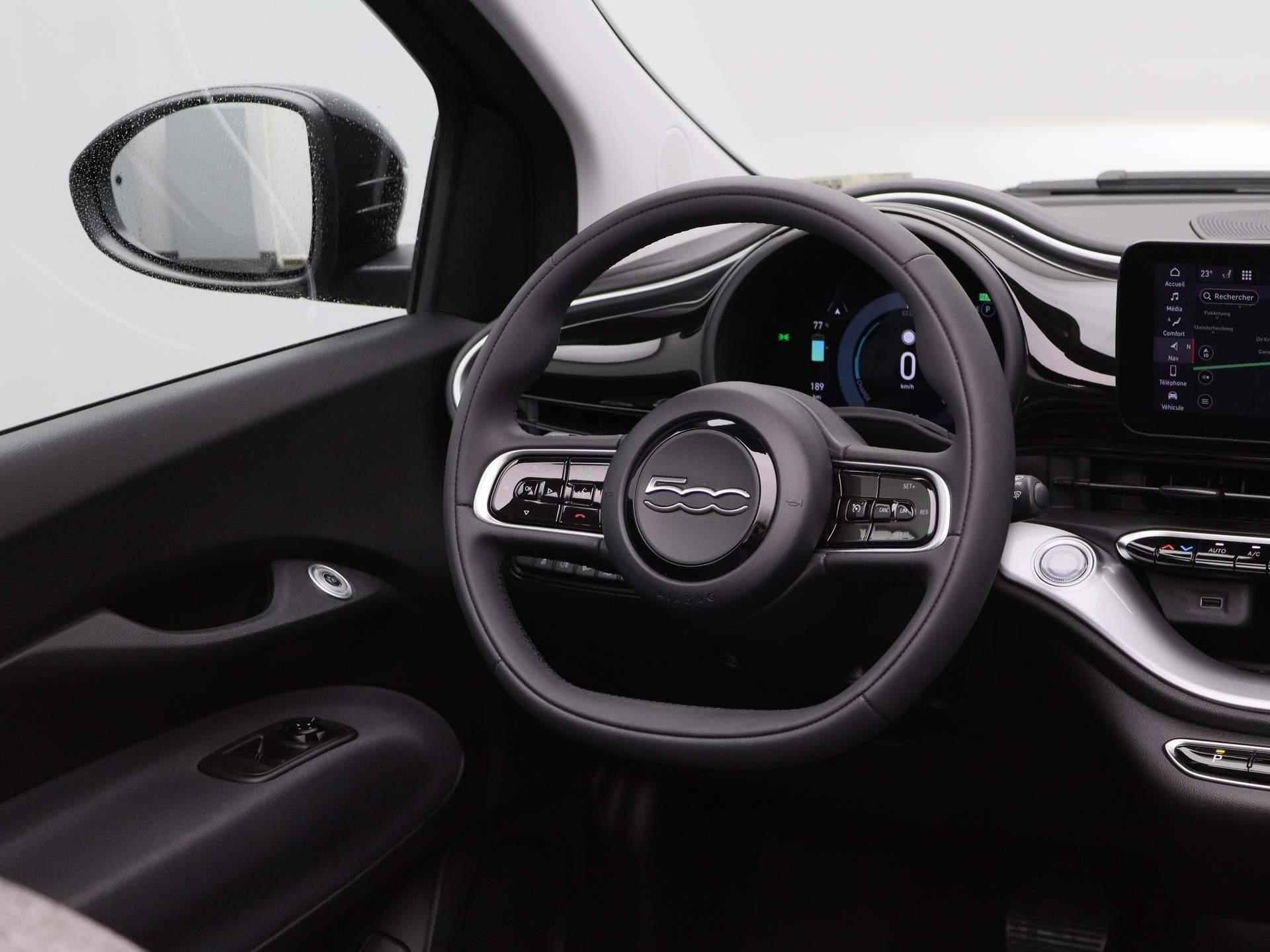 Fiat 500 C Icon 42 kWh | Navigatie | Cabrio | Parkeersensoren | LED verlichting | - 10/43