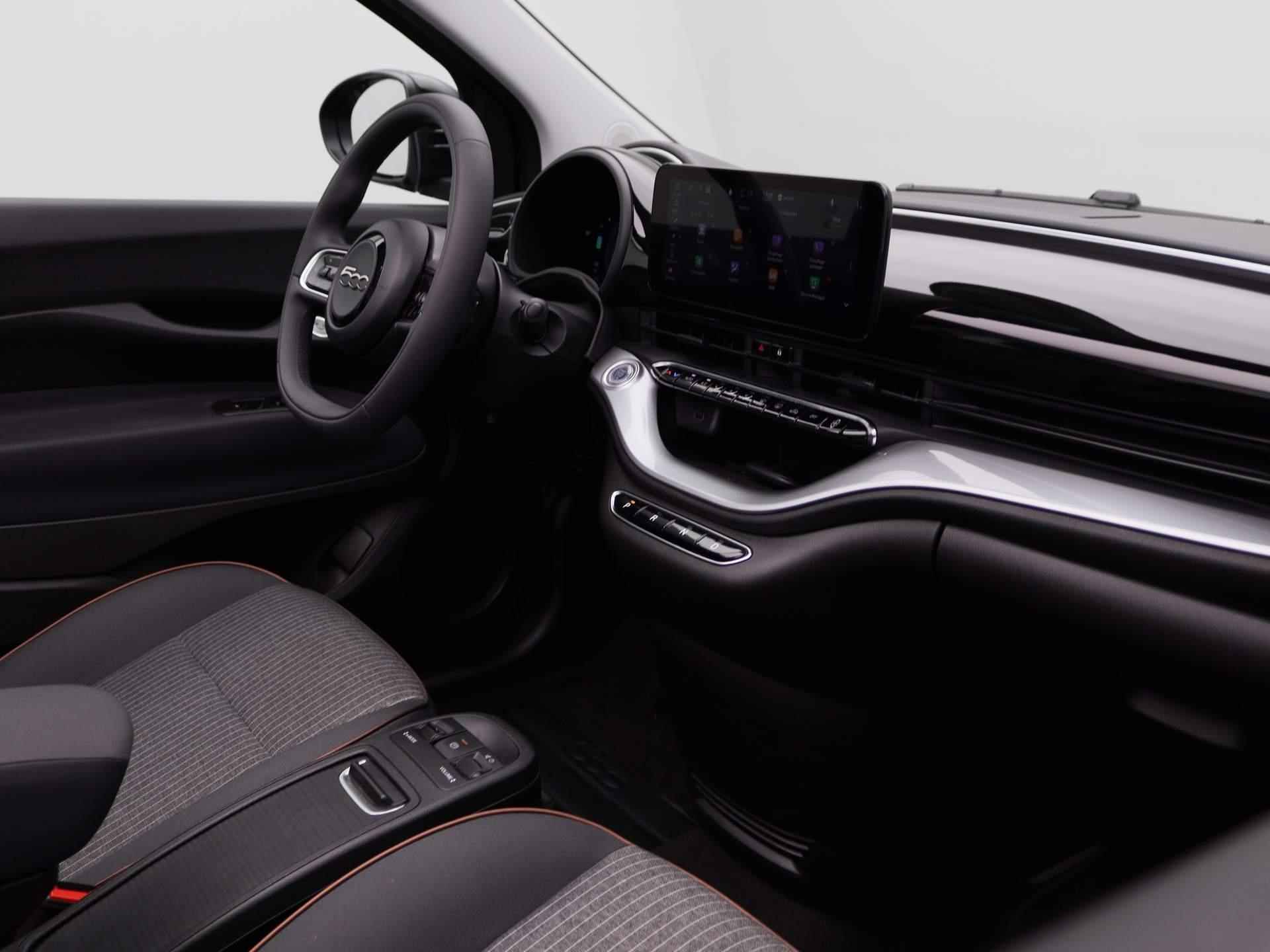 Fiat 500 C Icon 42 kWh | Navigatie | Cabrio | Parkeersensoren | LED verlichting | - 37/43