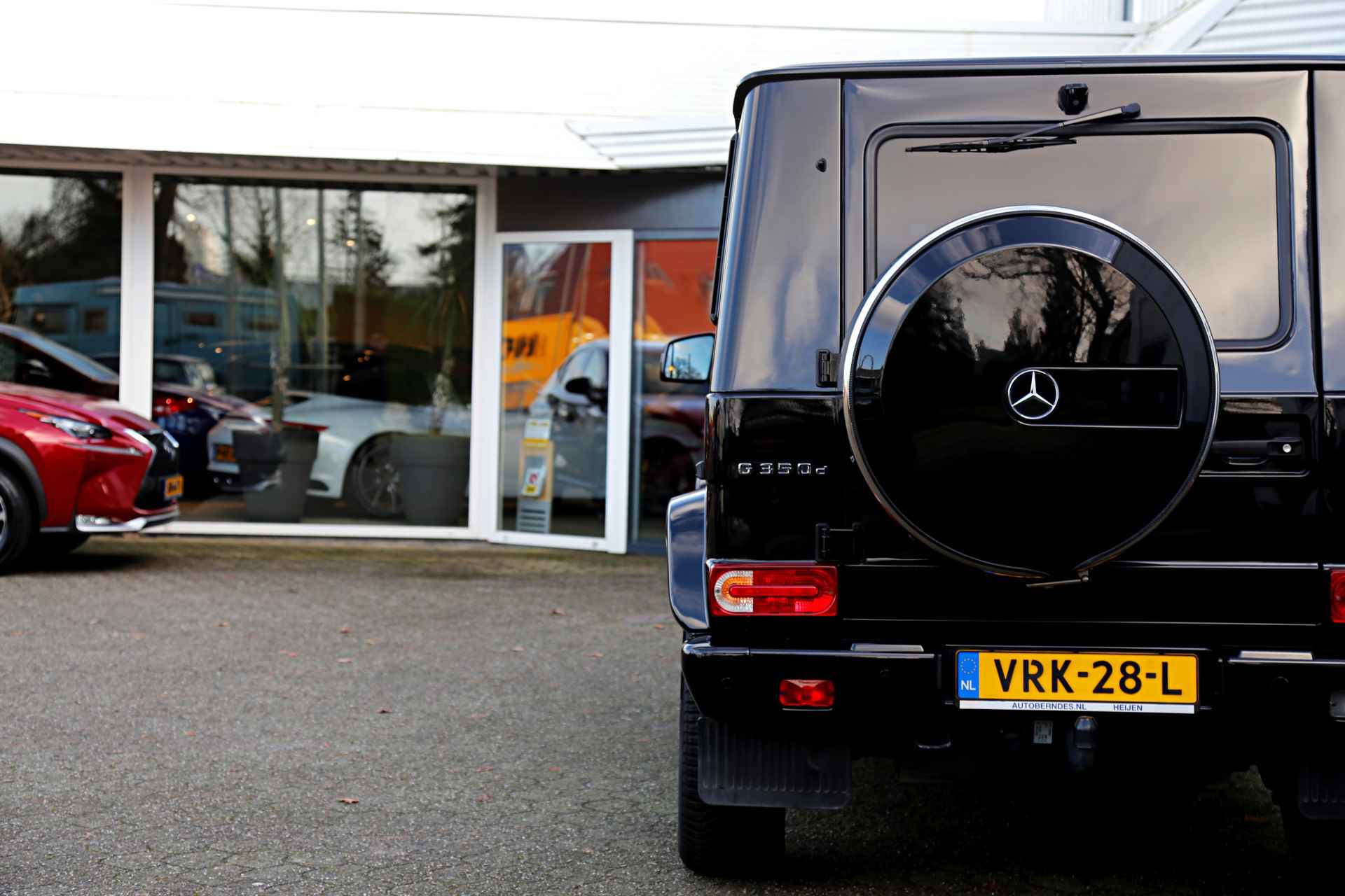 Mercedes-Benz G-Klasse 350d 245PK 7G-Tronic Plus 4MATIC Aut.*Grijs kenteken*Perfect Mercedes Onderh.*1ste Eig!*ACC/Schuifdak/Trekhaak/Treeplanken/Leder - 32/64