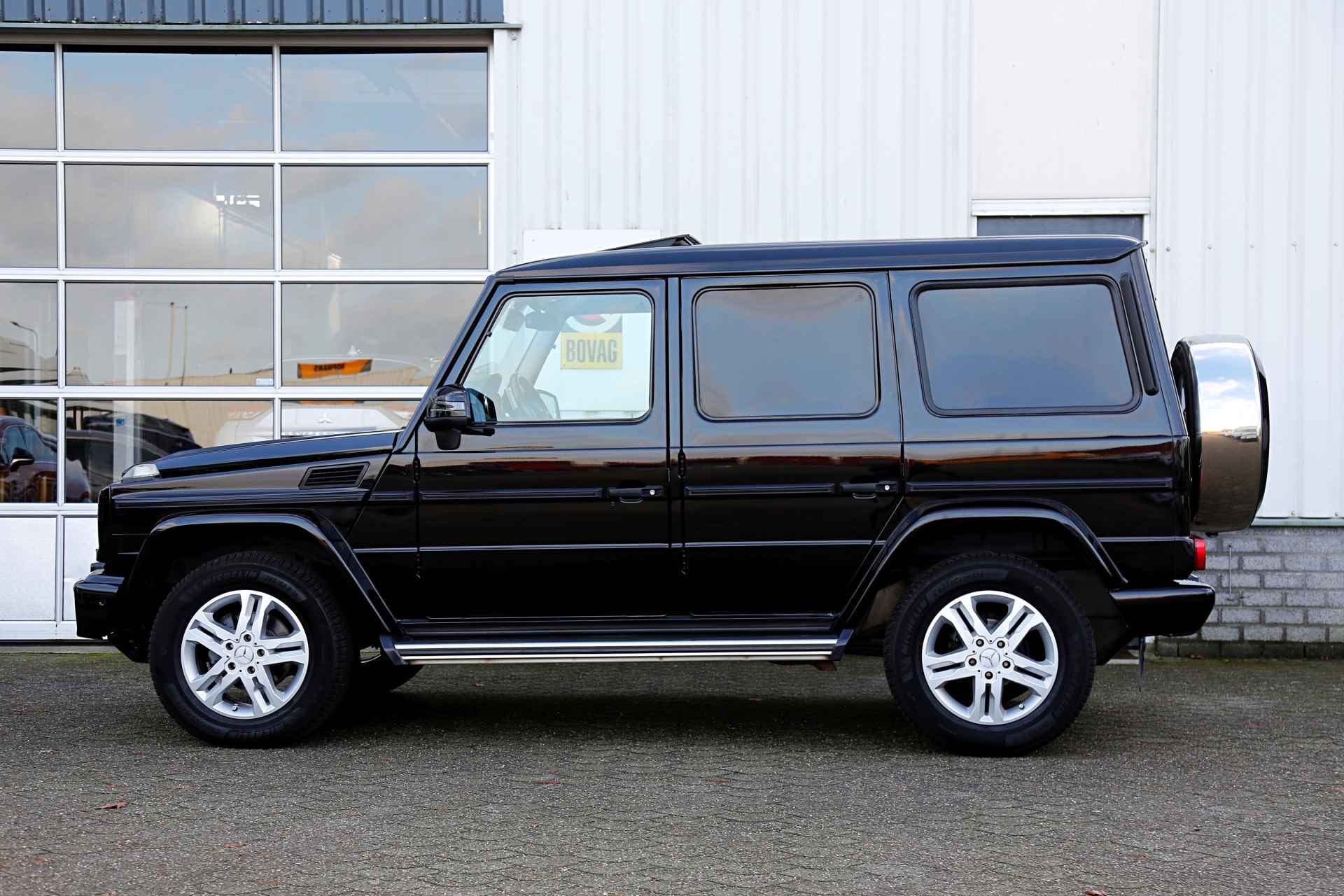 Mercedes-Benz G-Klasse 350d 245PK 7G-Tronic Plus 4MATIC Aut.*Grijs kenteken*Perfect Mercedes Onderh.*1ste Eig!*ACC/Schuifdak/Trekhaak/Treeplanken/Leder - 49/64