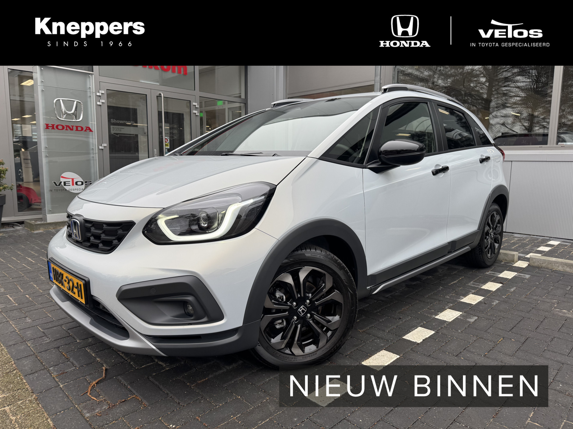 Honda Jazz 1.5 e:HEV Advance Crosstar Navigatie, Parkeersensoren V+A, Apple/Android , All-in Rijklaarprijs