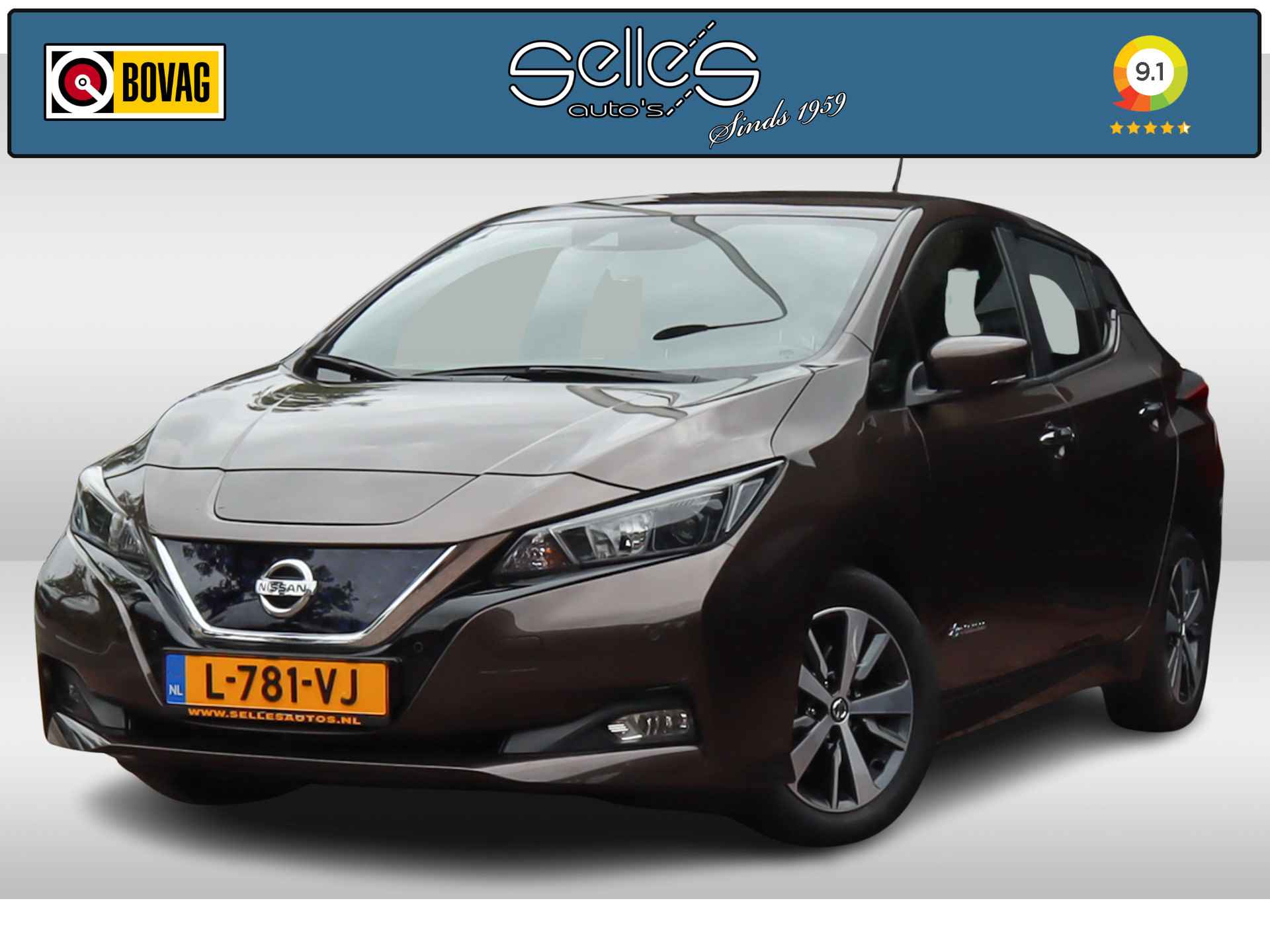 Nissan Leaf | € 2000,- SUBSIDIE | Acenta 40 kWh | Adaptive cruise control | Camera | Climate control - 1/34