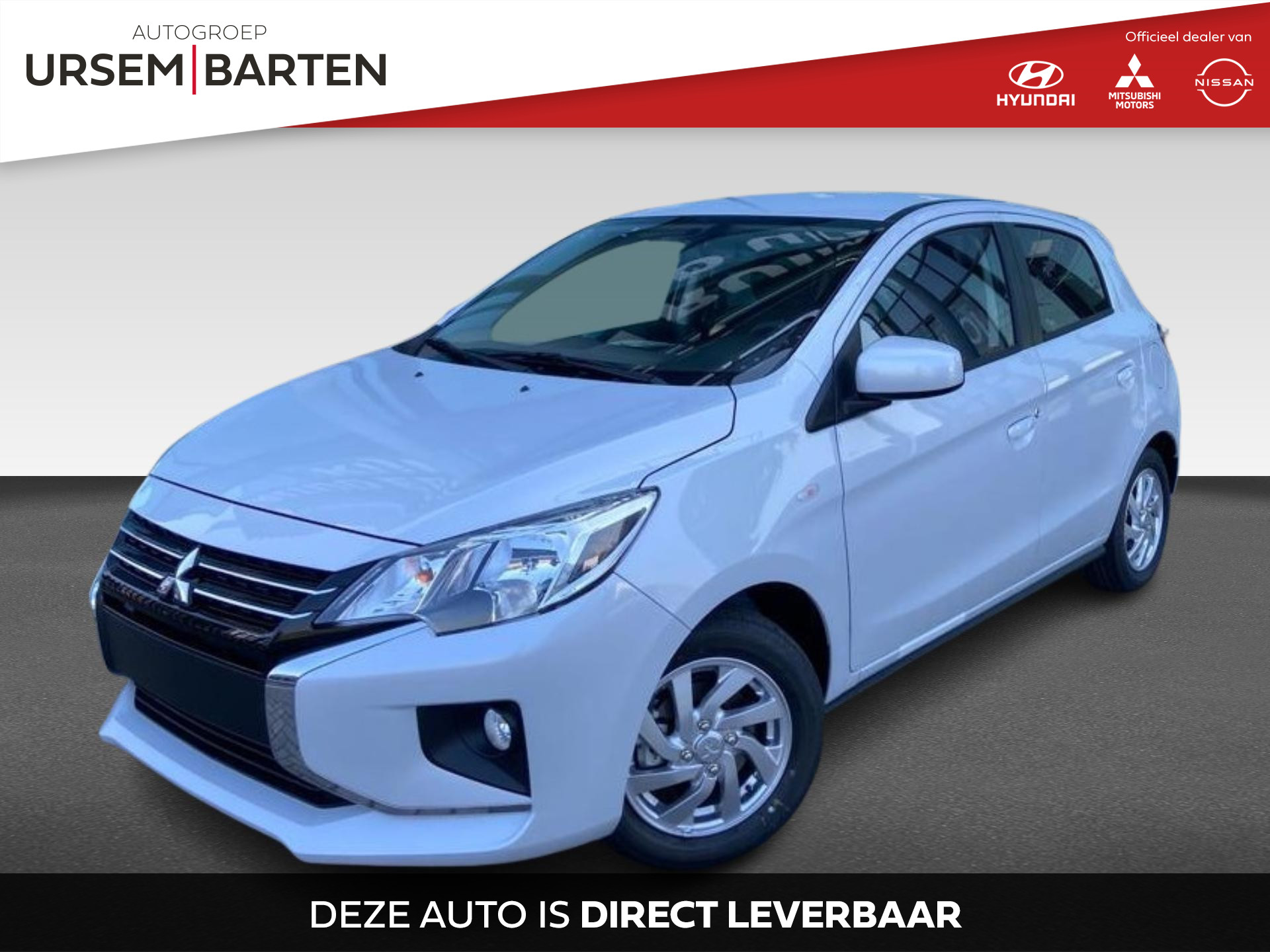 Mitsubishi Space Star 1.2 Dynamic | VAN € 21.085,00 VOOR € 19.630,00 | UIT VOORRAAD LEVERBAAR