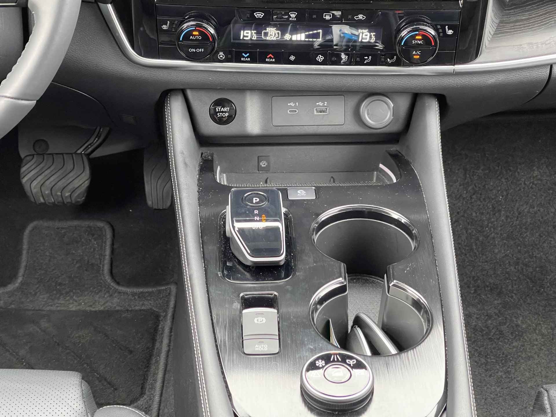 Nissan X-Trail 1.5 e-4orce Tekna Plus 4WD 7p. | Panoramadak | Stuur- + Stoelverwarming | Head-Up Display | BOSE Audio | Nappa Leder | Geheugenstoel | Rijklaarprijs! - 23/35