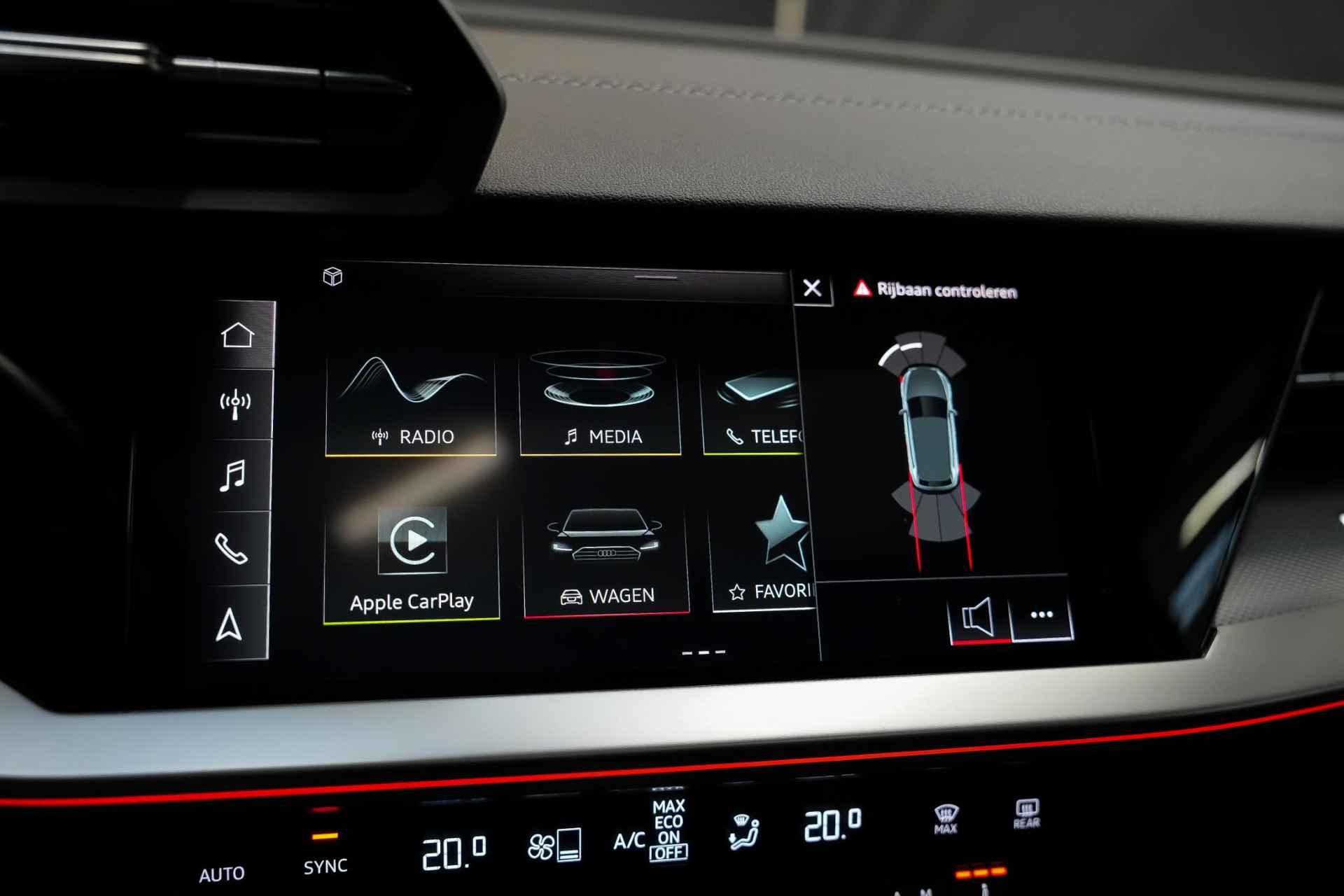 Audi A3 Sportback 35 TFSI 150pk S-edition AUTOMAAT |panoramadak|virtual cockpit|BTW|Apple Carplay & Android Auto|LED|cruise control|park assist|stoelverwarming|parkeersensoren voor en achter| - 25/40