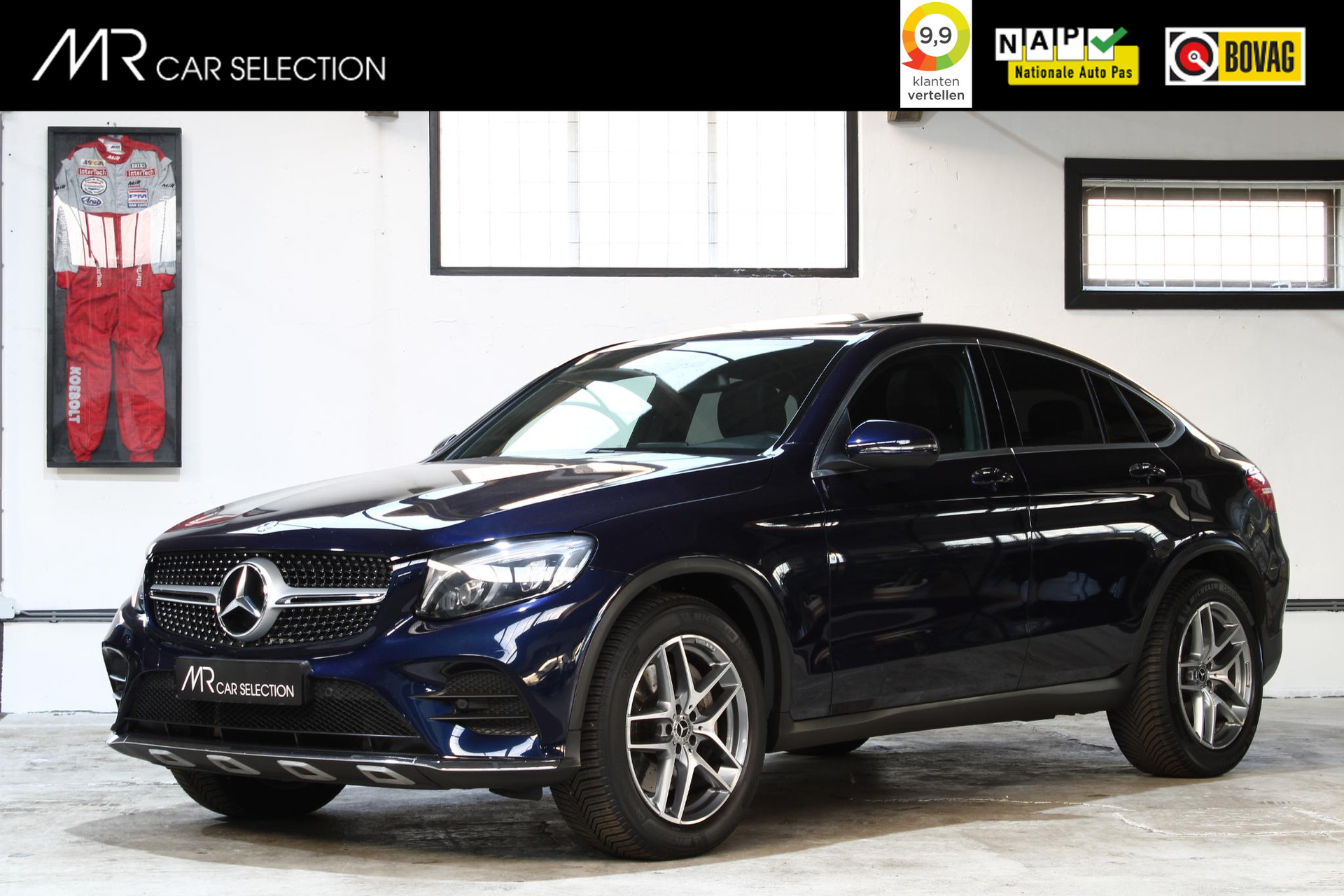 Mercedes-Benz GLC-klasse Coupé 250 4MATIC Business Solution AMG | Dodehoek Asssistent | Head-Up | Schuifdak | Trekhaak |