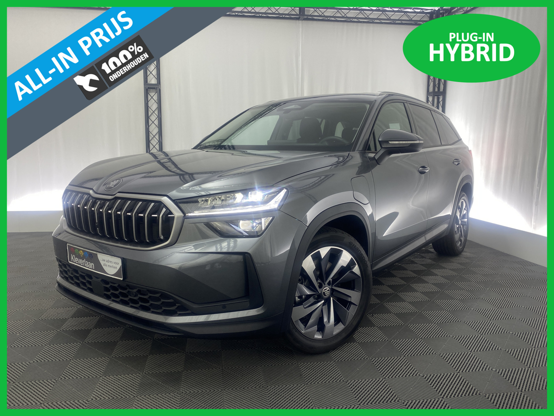 Škoda Kodiaq 1.5 TSI PHEV Sportline Business | Pano-Dak | Head-Up | Leder | Memory | Carplay | 204 Pk |