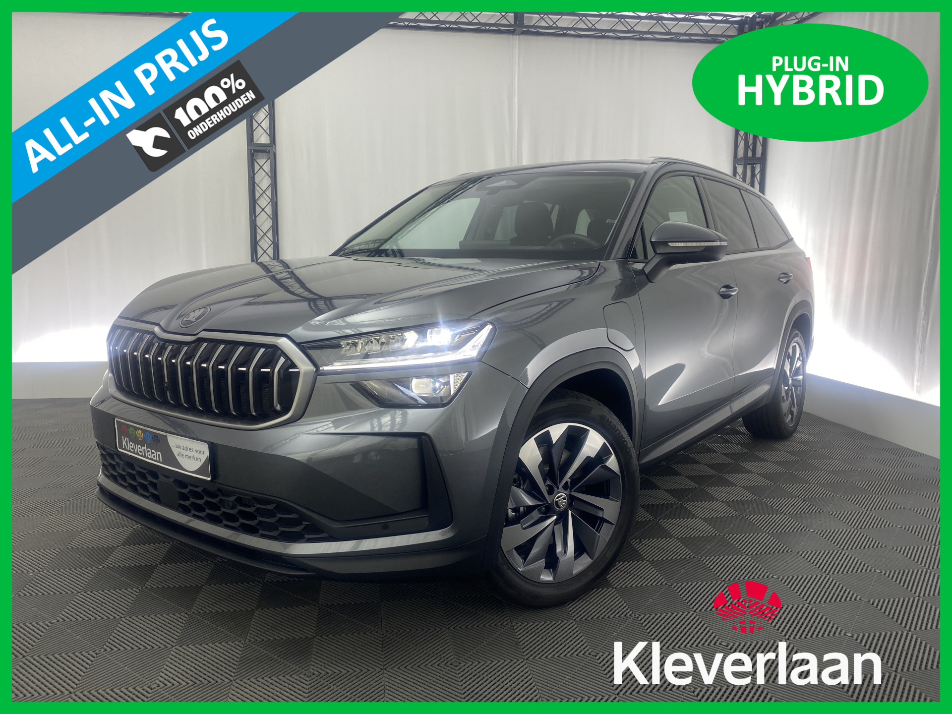 Škoda Kodiaq 1.5 TSI PHEV Sportline Business | Pano-Dak | Head-Up | Leder | Memory | Carplay | 204 Pk |