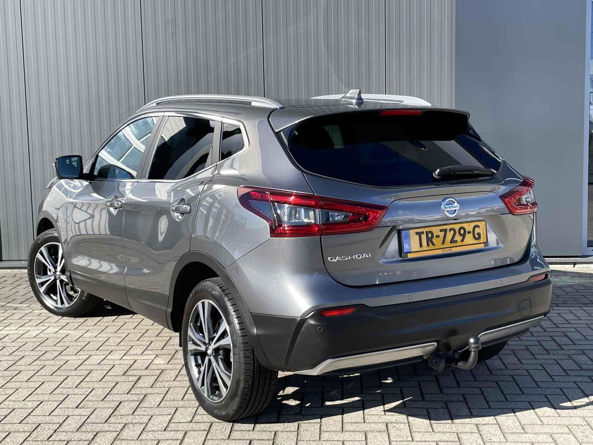 Nissan Qashqai 1.2 DIG-T 115 Tekna | Trekhaak | Panoramadak | 360º Camera | Stoel- en Voorruitverwarming | Parkeersensoren V&A | Navigatie - 11/64