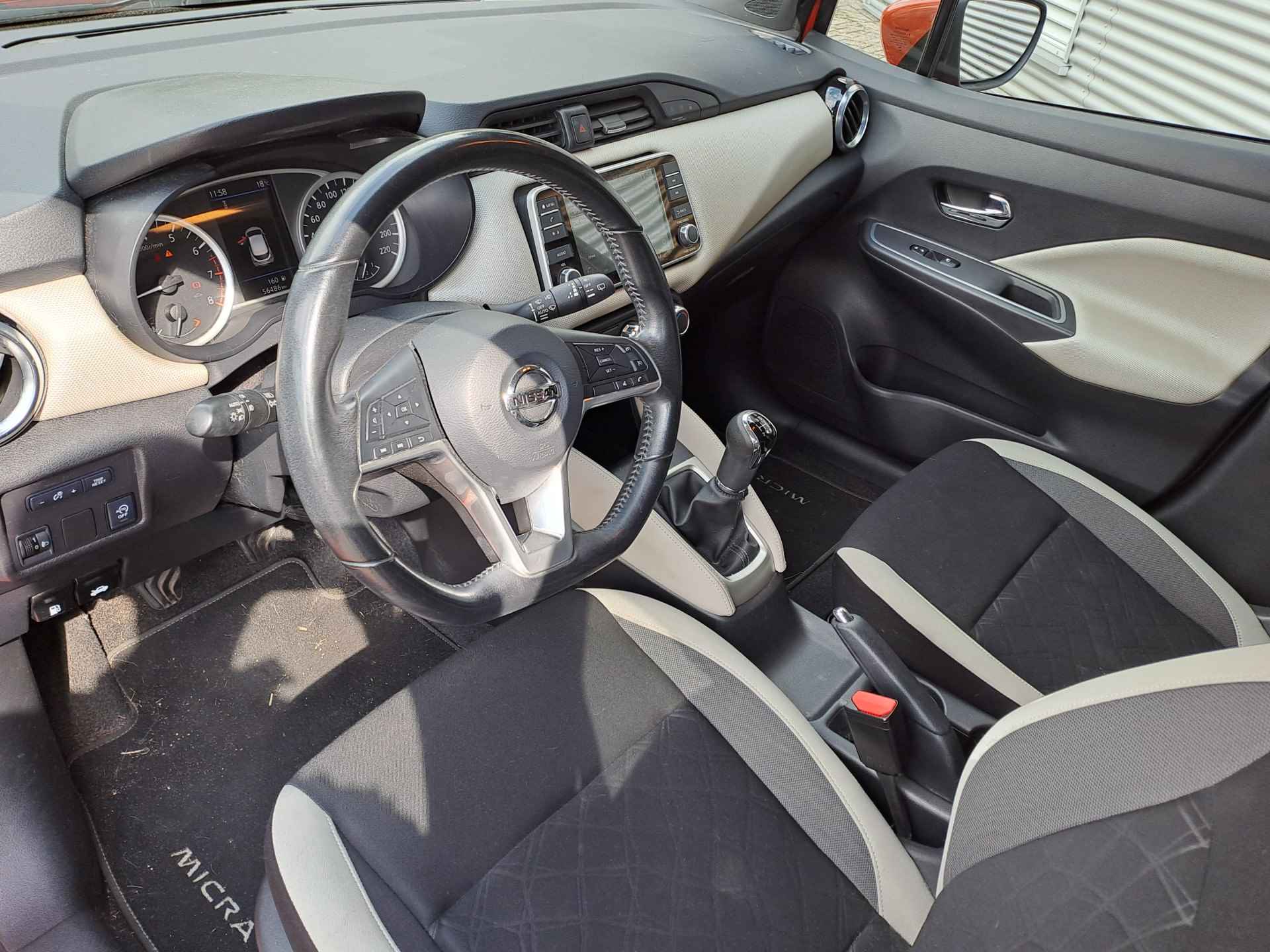 Nissan Micra 1.0 IG-T N-Connecta | Airco | LM Velgen | Apple Carplay/Android Auto   | Cruise - 7/17