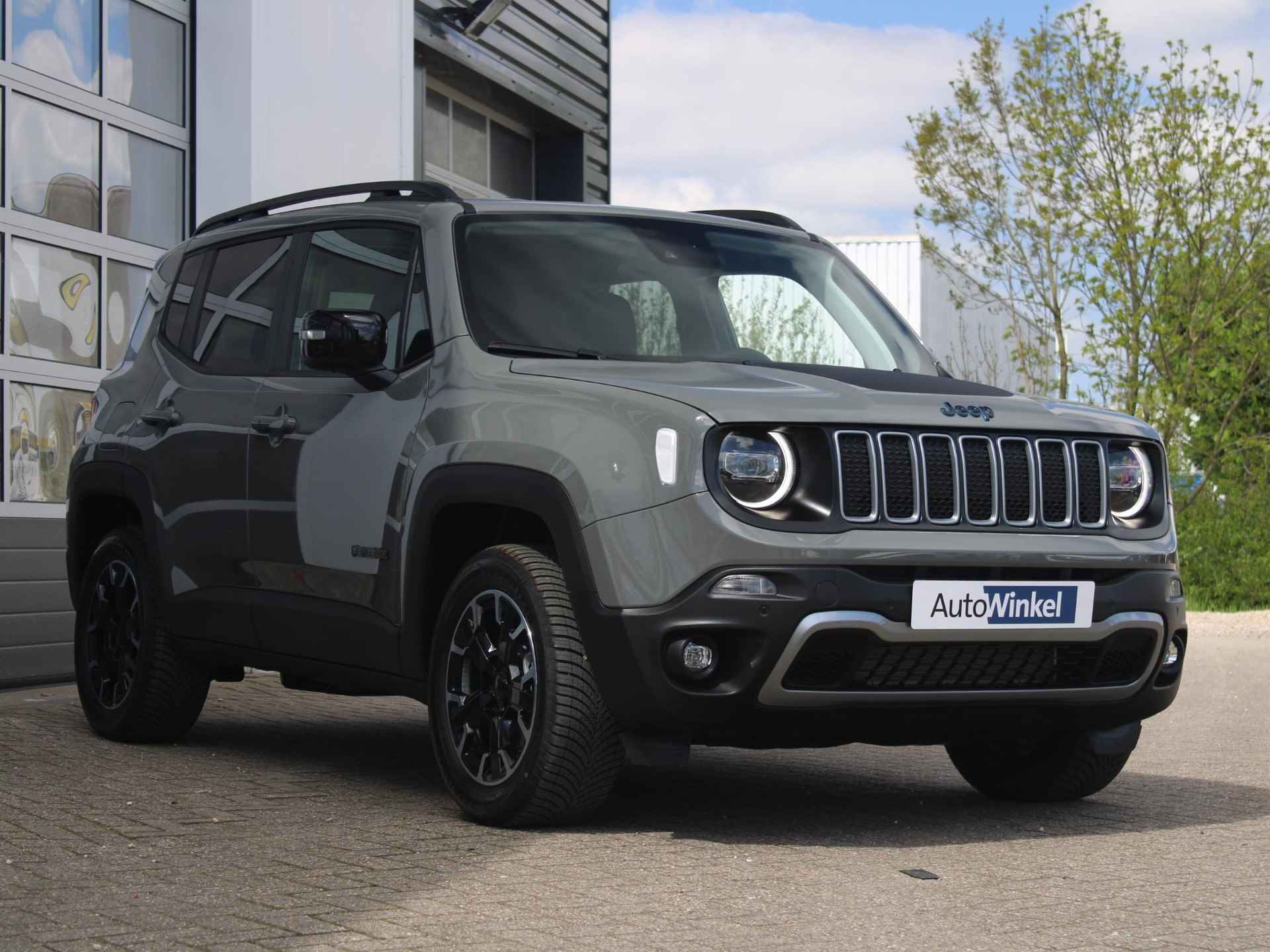 Jeep Renegade 4xe 240 Plug-in Hybrid Electric New Upland | Clima | Apple Carplay | Adapt. Cruise | Dakrails | Priv. Glass | LED | Navi | 17" | PDC | Sting Grey - 3/34