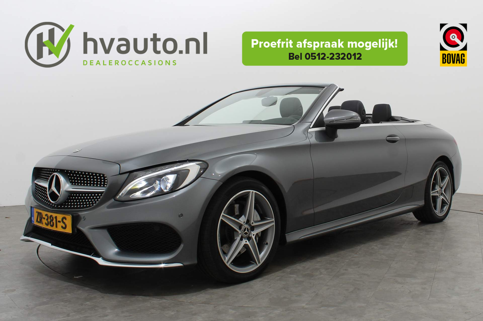 Mercedes-Benz C-Klasse Cabrio 180 AMG PREMIUM PLUS | Navi | Camera | Nekverwarming | Airscarf