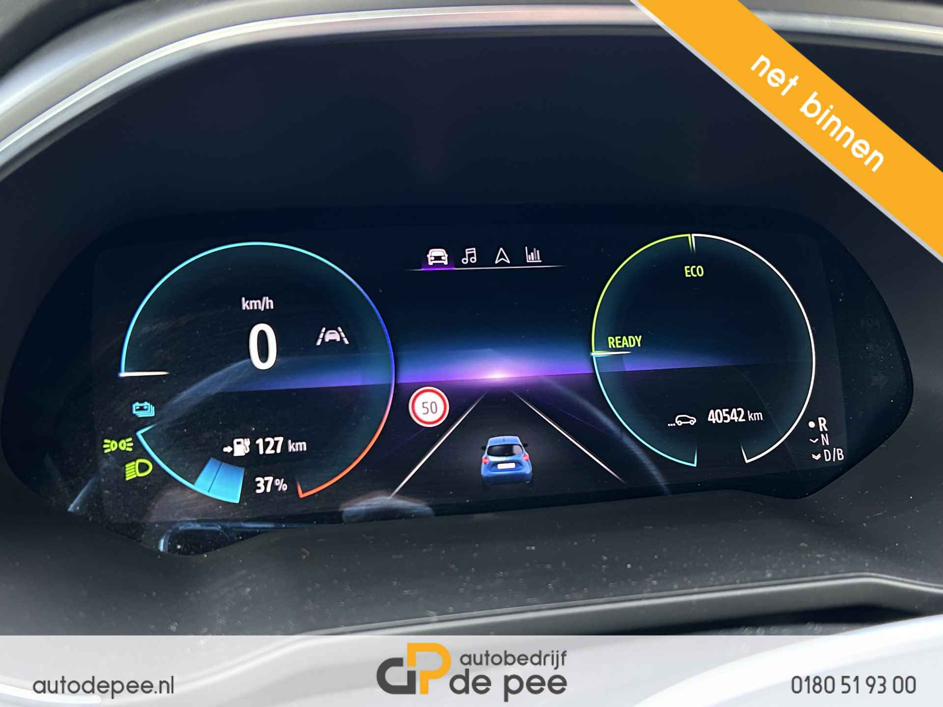 Renault ZOE R135 Edition One 52 kWh (€ 13950 NA SUBSIDIE) INCL.ACCU/GARANTIE/CARPLAY/LEDER/CLIMA/CRUISE/NAVI/LICHTMETAAL/TREKHAAK rijklaarprijs! - 6/20