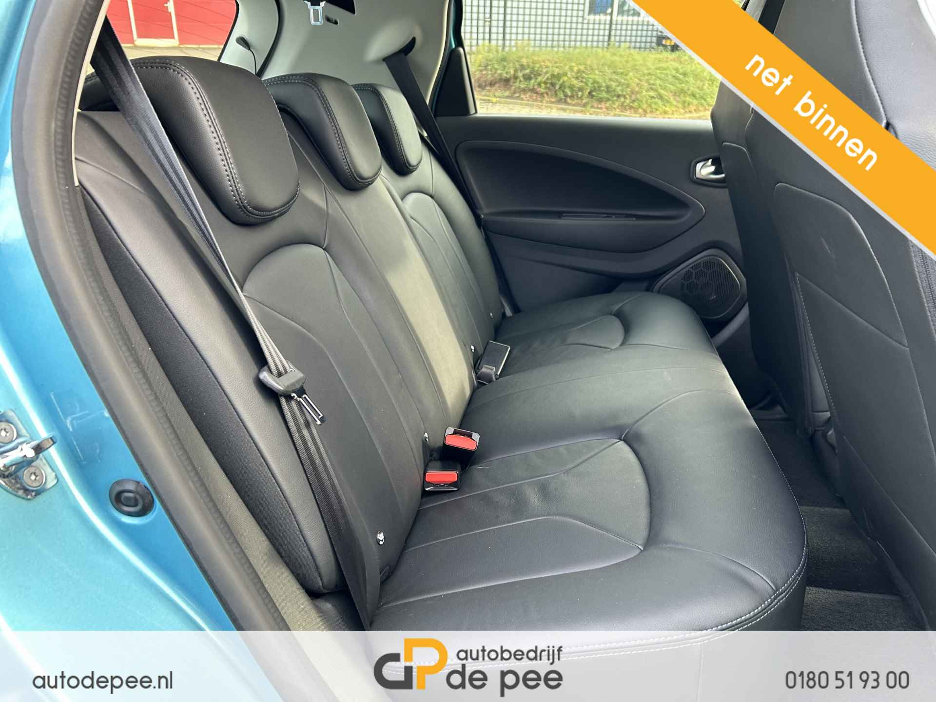 Renault ZOE R135 Edition One 52 kWh (€ 13950 NA SUBSIDIE) INCL.ACCU/GARANTIE/CARPLAY/LEDER/CLIMA/CRUISE/NAVI/LICHTMETAAL/TREKHAAK rijklaarprijs! - 15/20