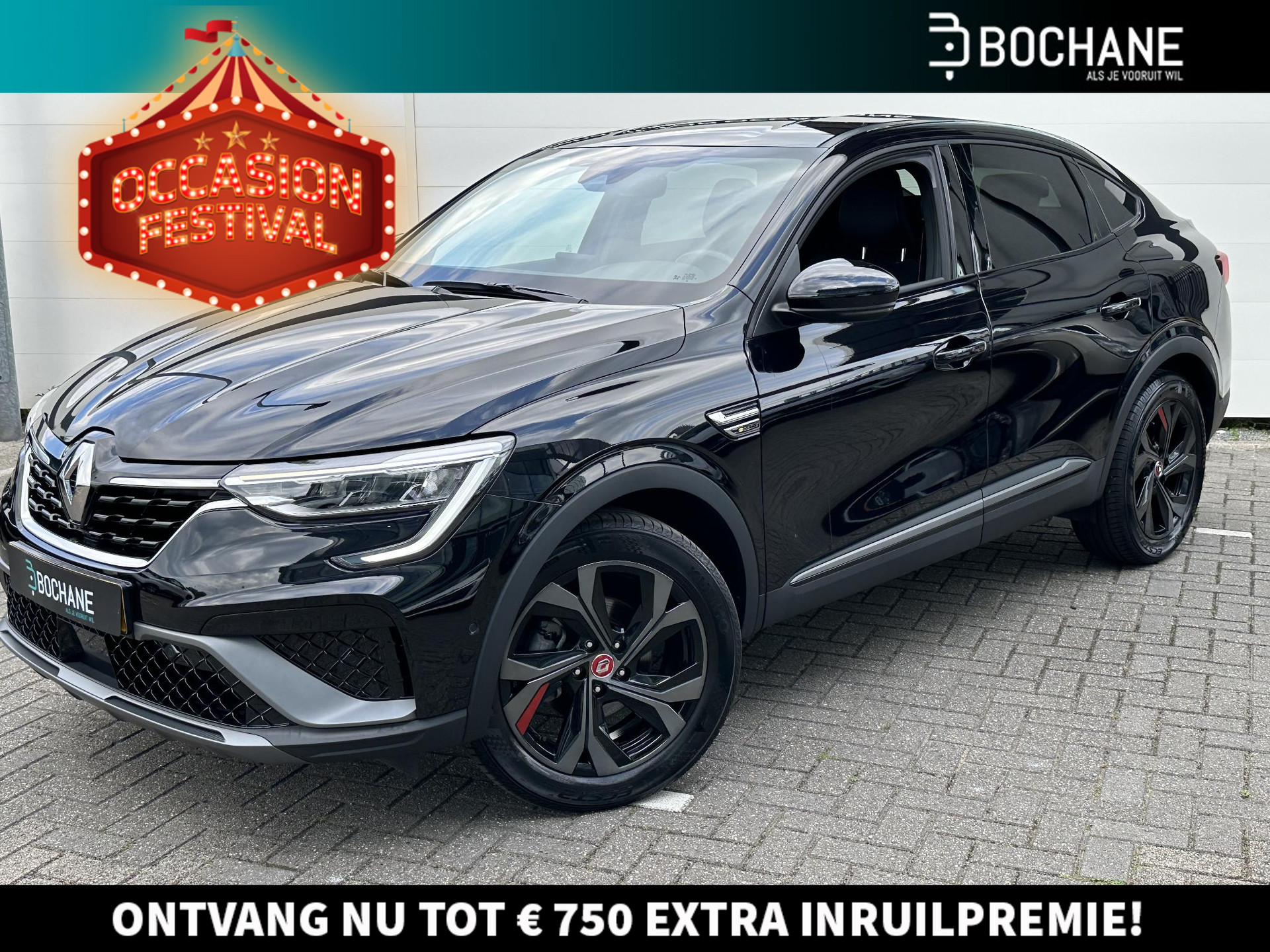 Renault Arkana 1.6 E-Tech Hybrid 145 R.S. Line | Automaat | Leder | A. Camera | Navi | Cruise | Groot Scherm | Winterpack | Dealer Onderhouden!