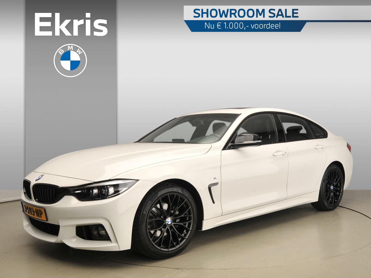 BMW 4 Serie Gran Coupe 418i |M-Sportpakket | LED | Leder | Navigatie | Schuifdak | Elektr. zetels | DAB | Harman-kardon sound | Alu19 inch | Showroom Sale