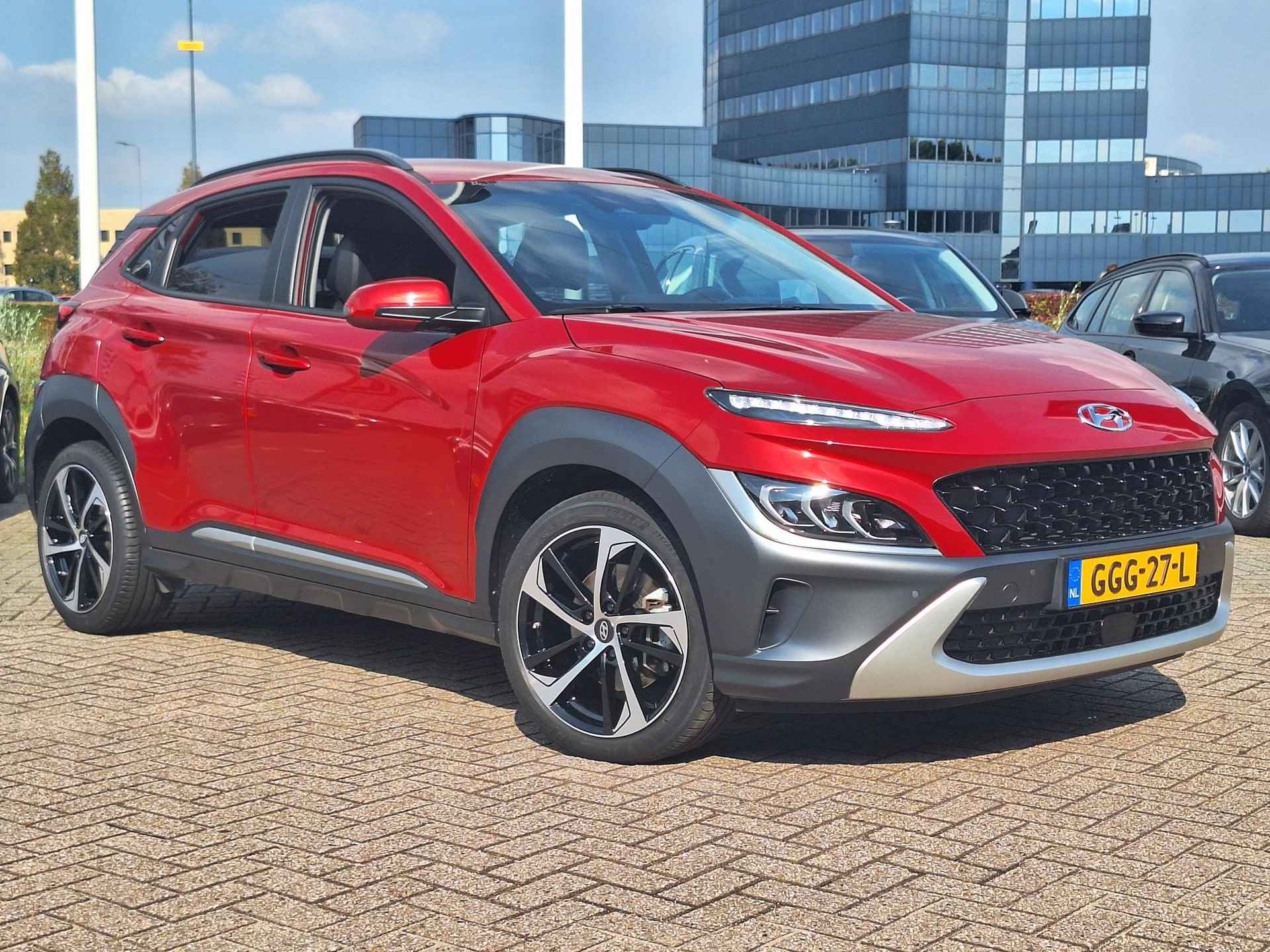 Hyundai Kona 1.6 GDI HEV Premium | 36 maanden garantie! | Rijklaarprijs! |  Leder | Adaptive Cruise Control | Navi | Climate | HUD |  Camera | Face Lift model | - 3/40