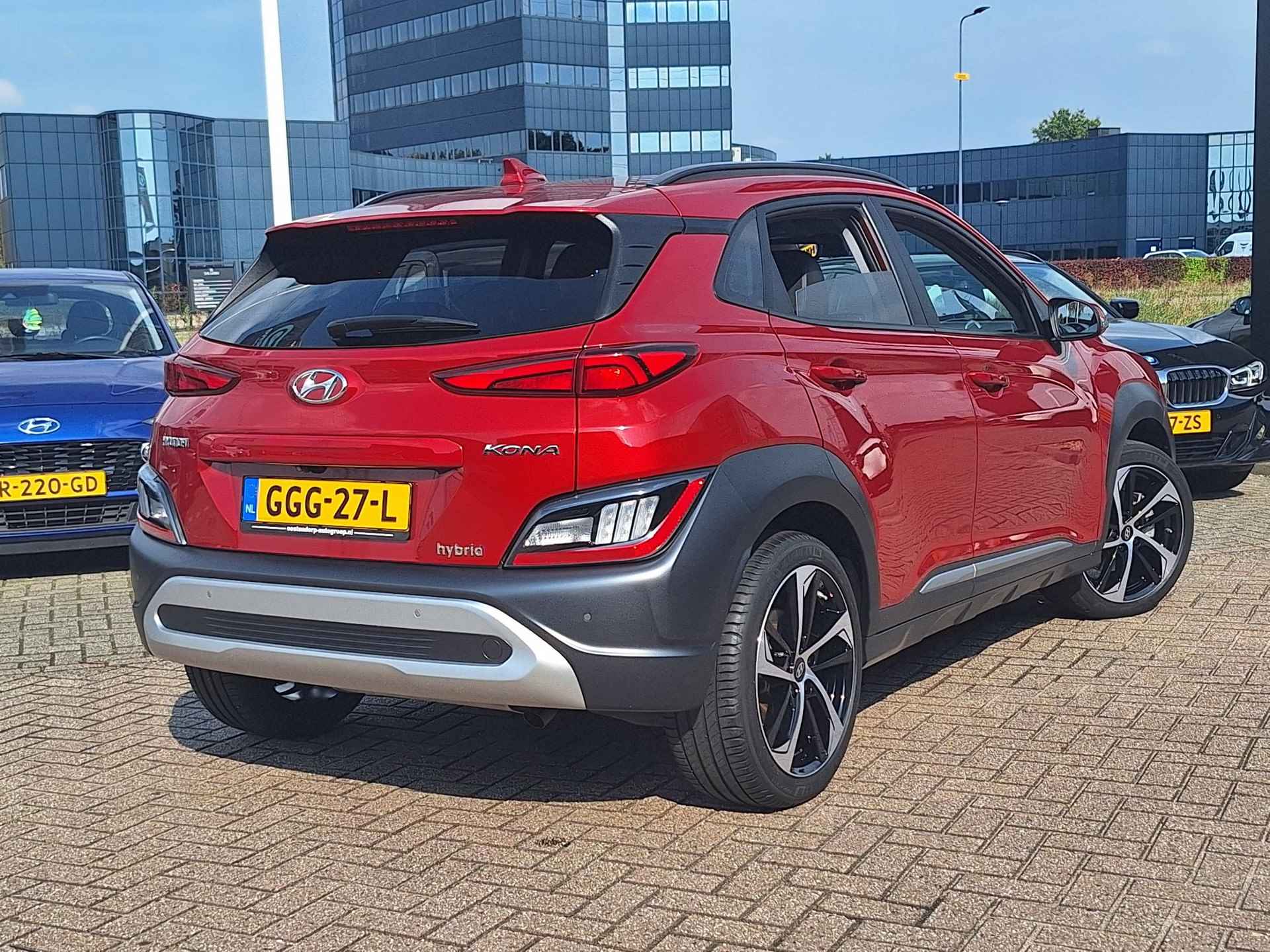 Hyundai Kona 1.6 GDI HEV Premium | 36 maanden garantie! | Rijklaarprijs! |  Leder | Adaptive Cruise Control | Navi | Climate | HUD |  Camera | Face Lift model | - 11/40