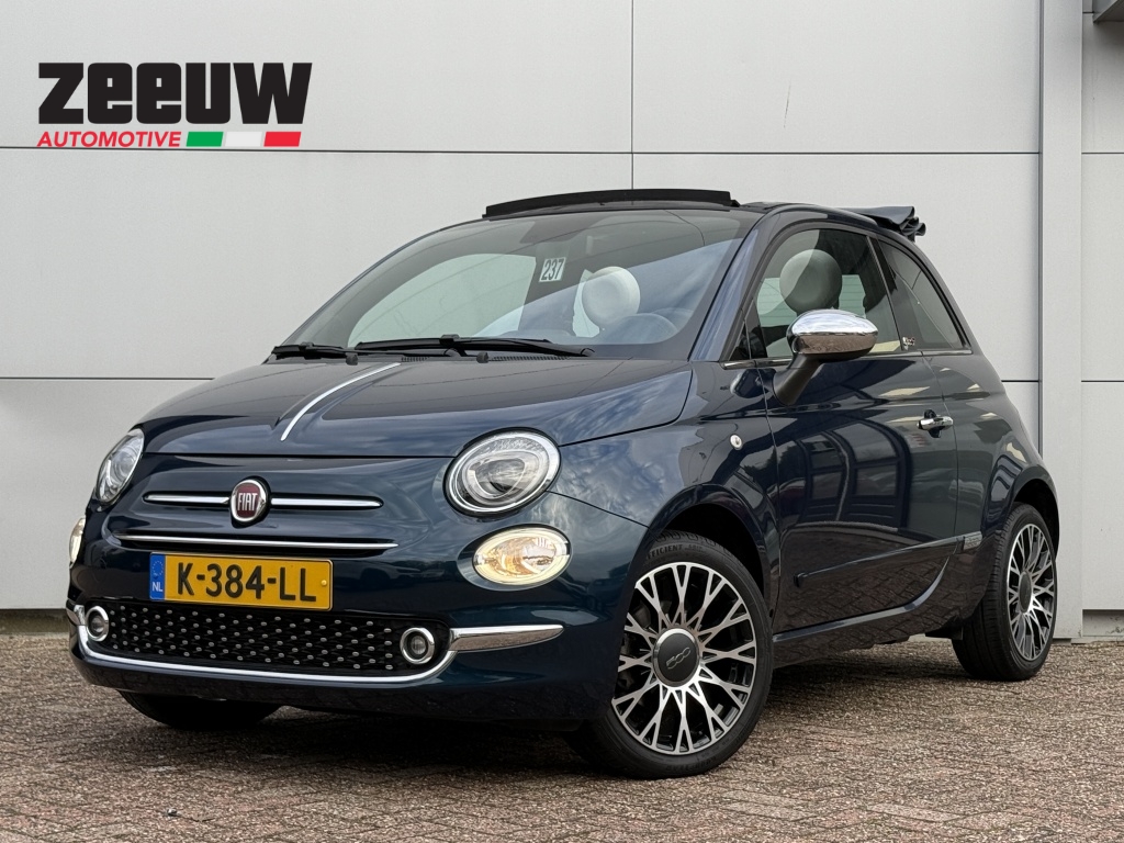 Fiat 500 C 1.0 Hybrid 70 PK Star | Navi | Carplay | Clima | Chrome | 16"