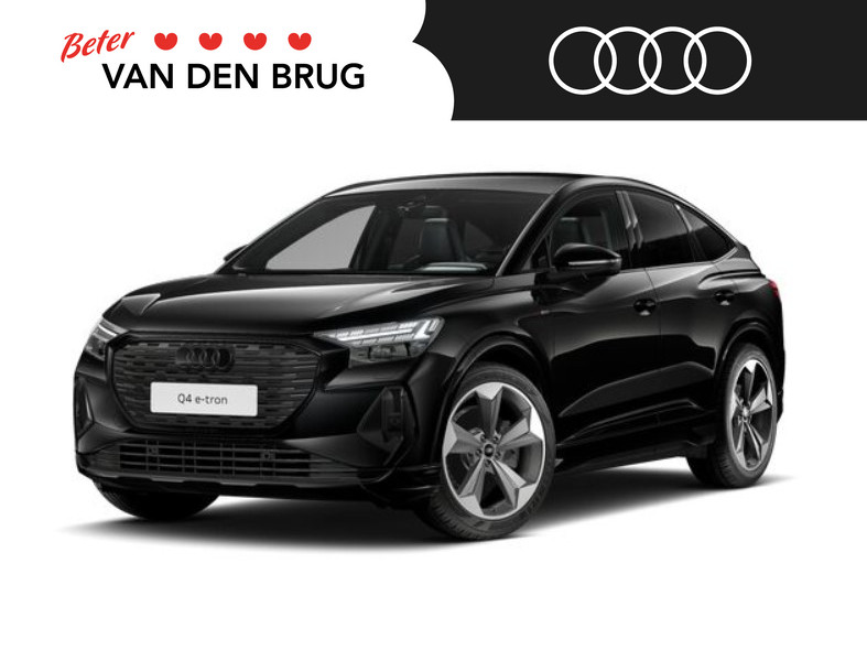 Audi Q4 Sportback e-tron 45 S Edition 82 kWh | Het voordeel is € 3.199,- | Akoestisch glas voorportieren | Assistentiepakket plus | Zwart optiek plus | bij viaBOVAG.nl