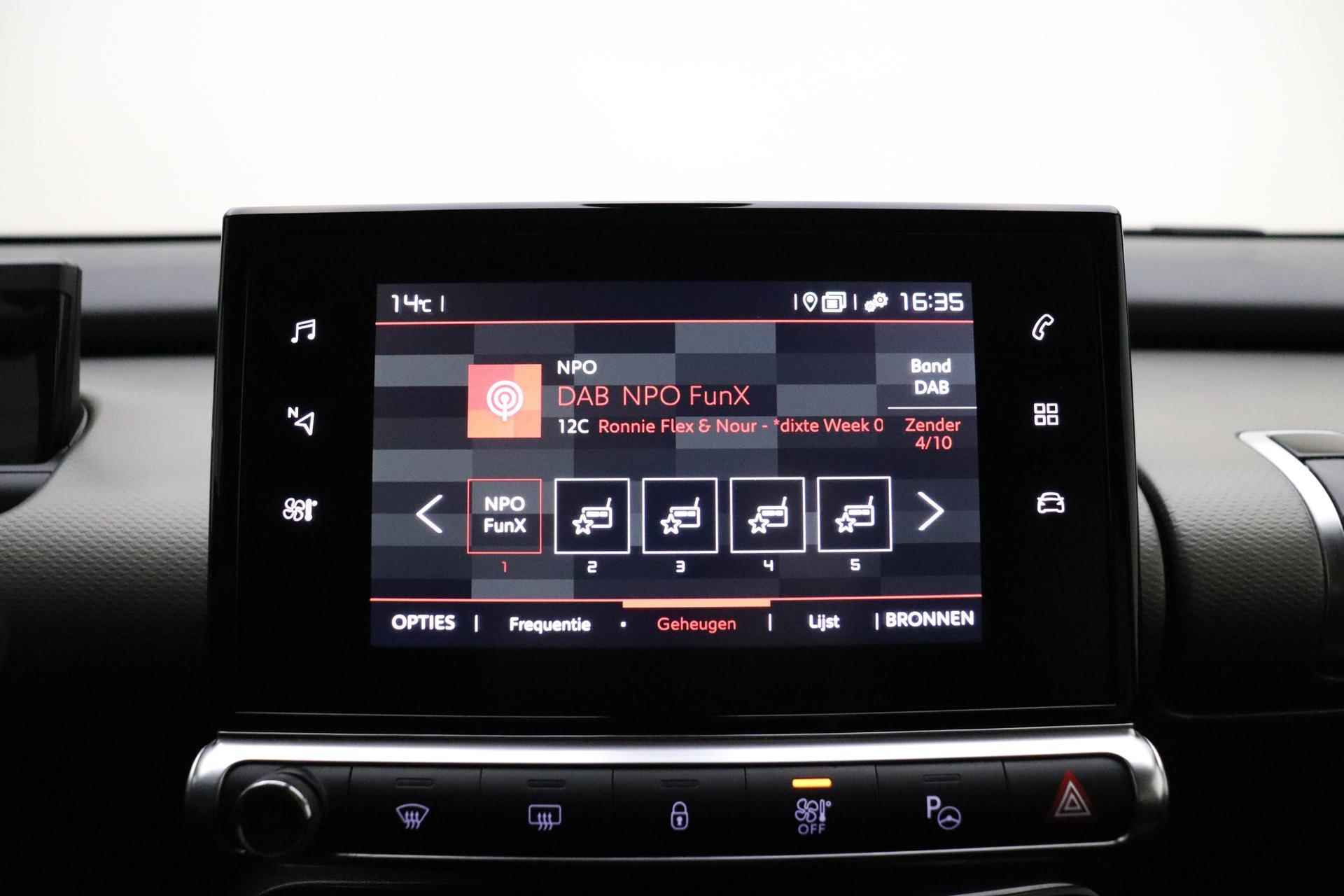 Citroen C4 Cactus 1.2 PureTech Feel | Navigatie | Apple Carplay/Android Auto | Parkeersensoren | DAB+ | Cruise Control - 21/33